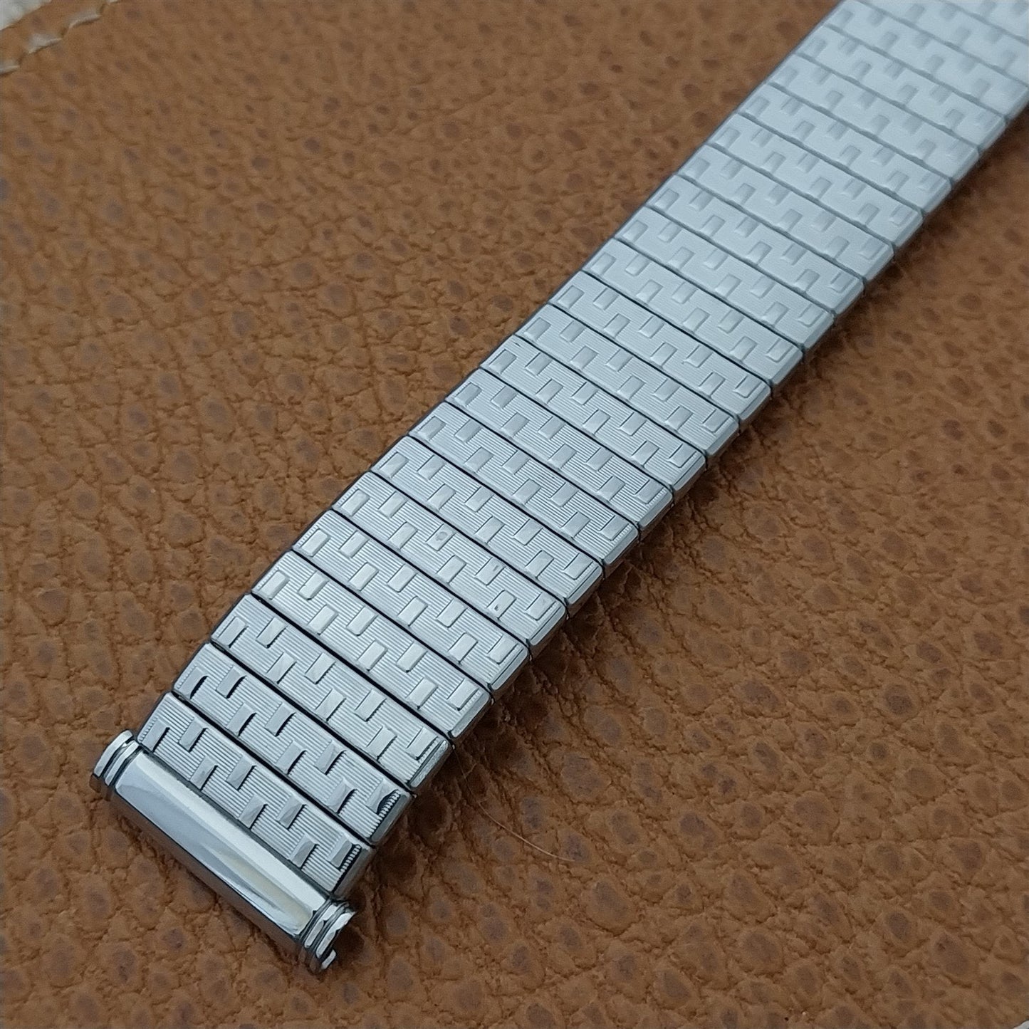 Long Kreisler 19mm Stainless Steel DuraFlex unused 1960s Vintage Watch Band