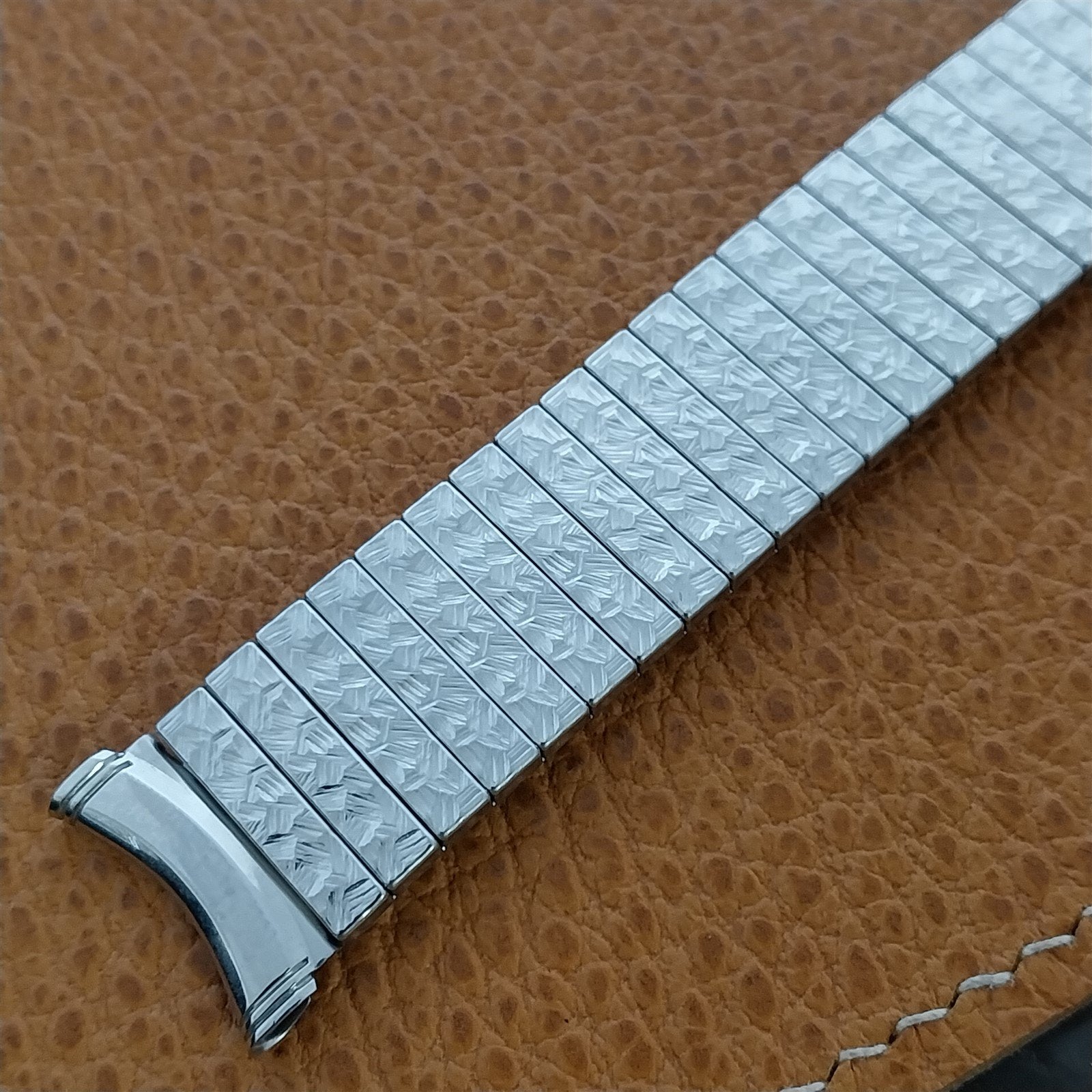 Kreisler 19mm Stainless DuraFlex Unused Classic 1960s-1970s Vintage Watch Band