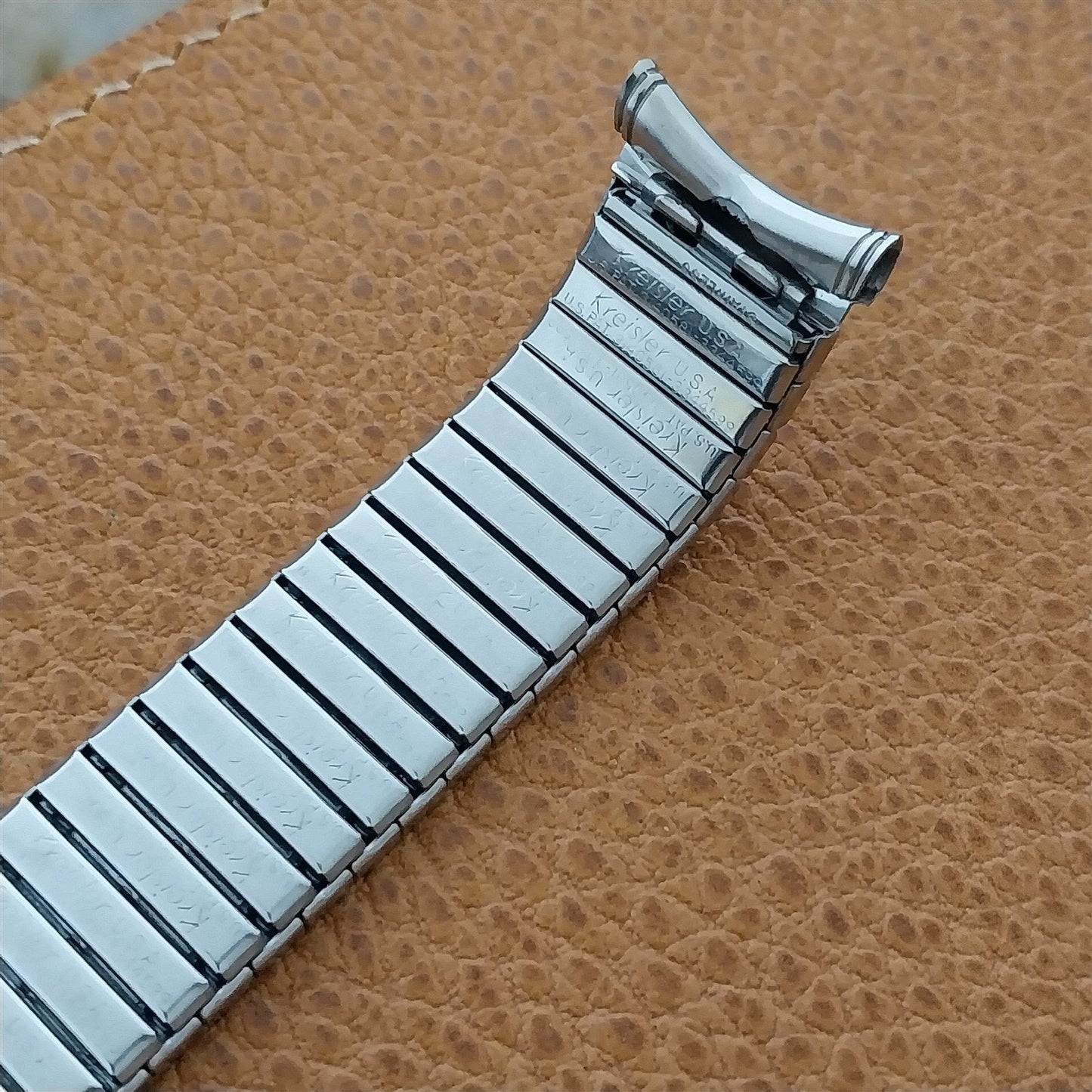 Kreisler 19mm Stainless DuraFlex Unused Classic 1960s-1970s Vintage Watch Band