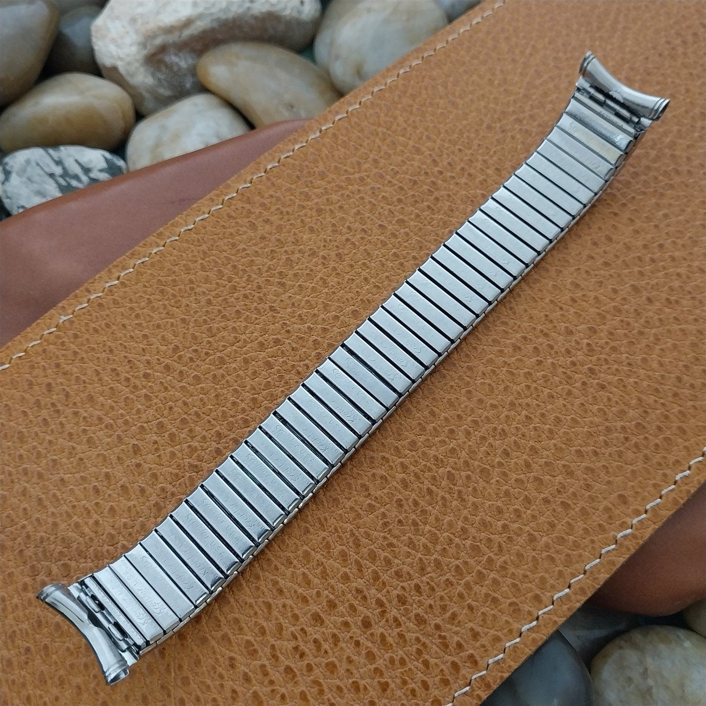 Kreisler 19mm Stainless DuraFlex Unused Classic 1960s-1970s Vintage Watch Band