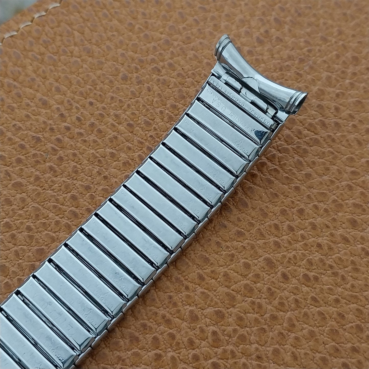 1960s USA Made Kreisler 19mm Stainless Steel DuraFlex nos Vintage Watch Band