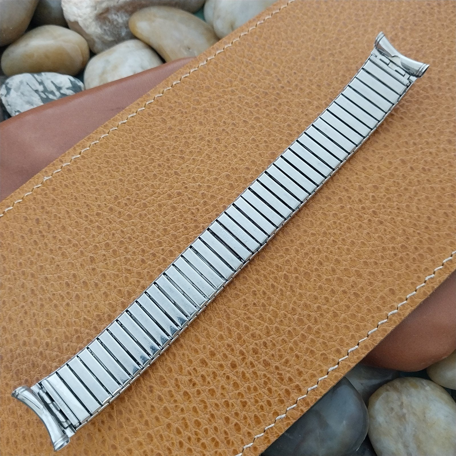 1960s USA Made Kreisler 19mm Stainless Steel DuraFlex nos Vintage Watch Band