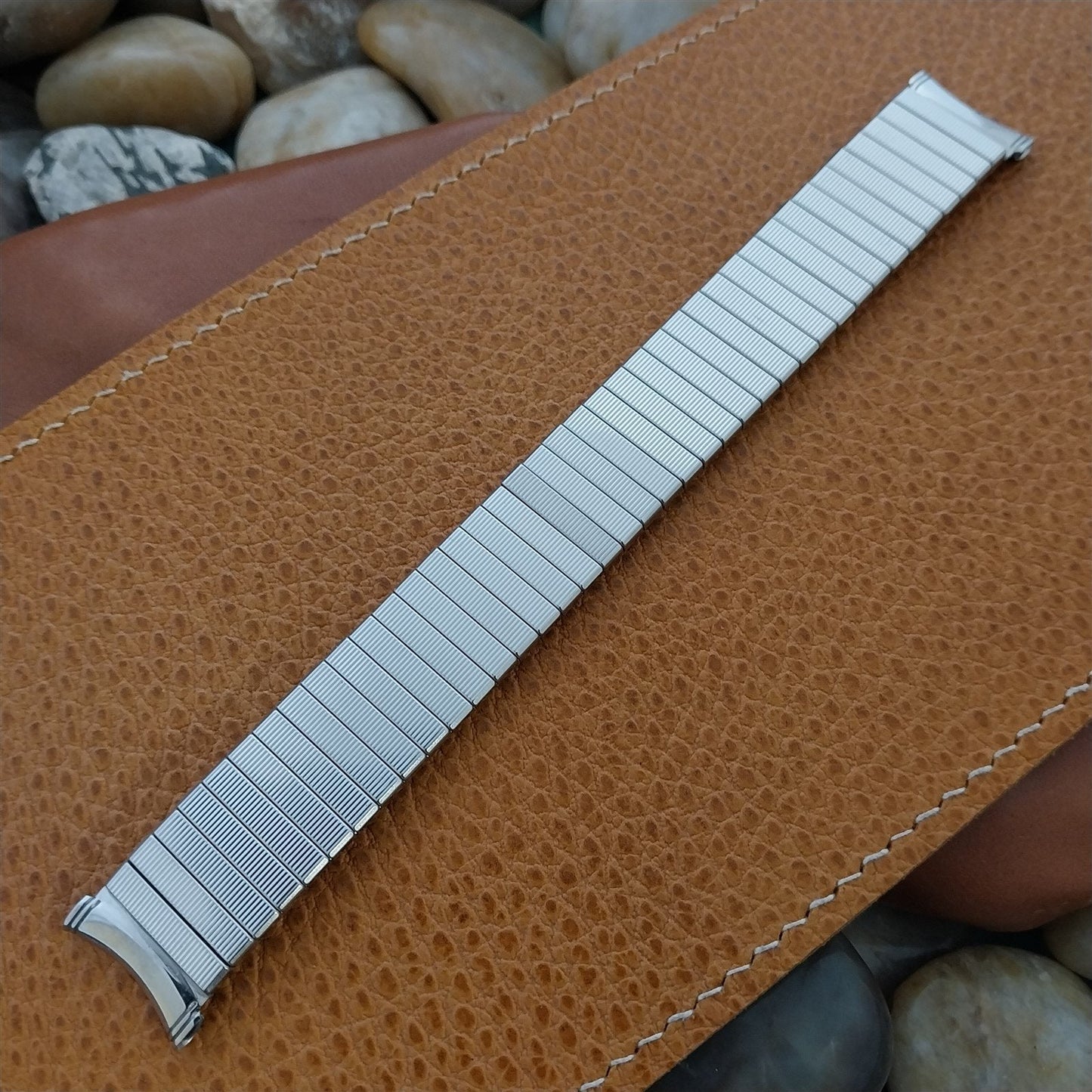 1960s USA Made Kreisler 19mm Stainless Steel DuraFlex nos Vintage Watch Band