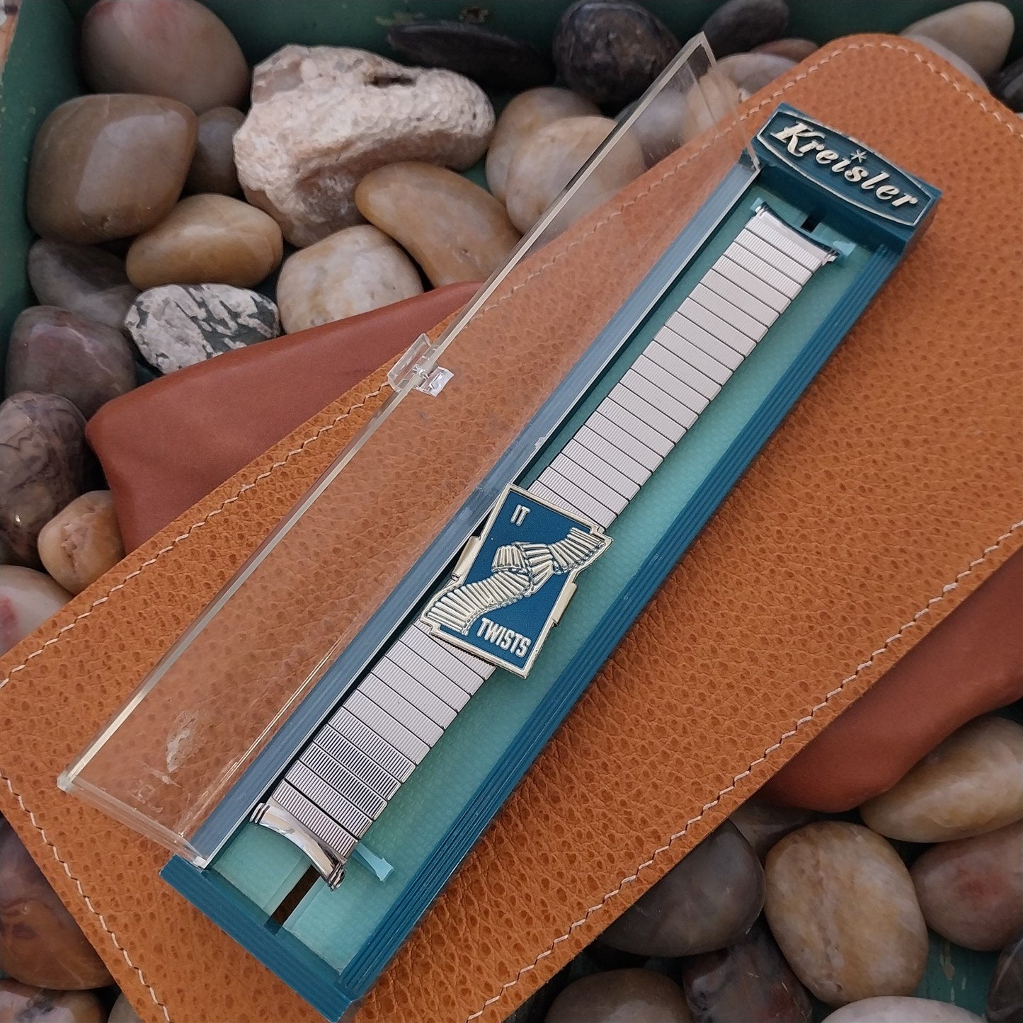 1960s USA Made Kreisler 19mm Stainless Steel DuraFlex nos Vintage Watch Band