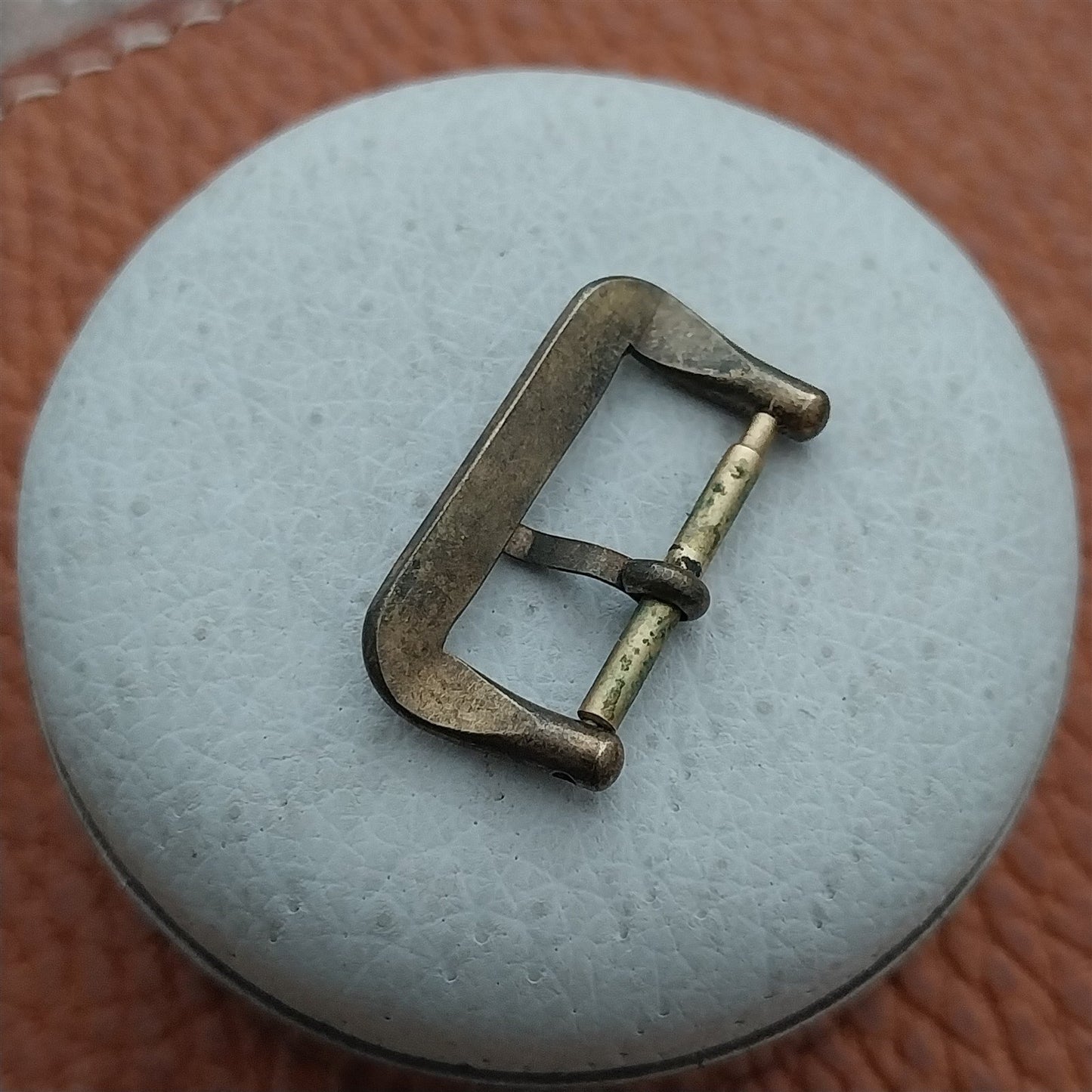 16mm Patina 1960s Vintage Dive Watch Strap Unused Tropical Brass Buckle