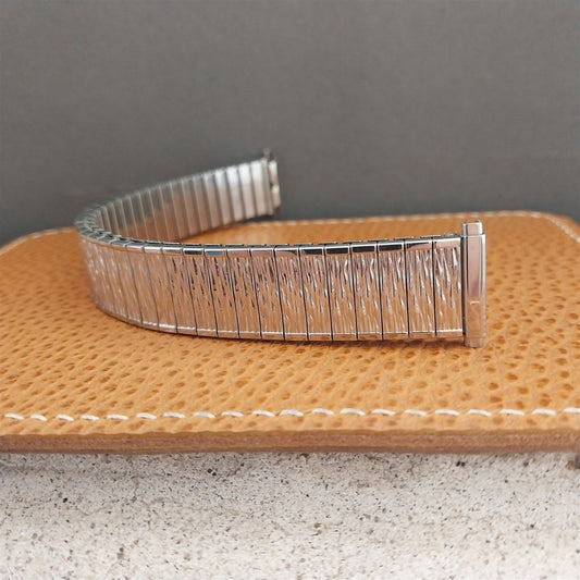 18mm 19mm Speidel Valencia Stainless Steel nos unused 1970s Vintage Watch Band