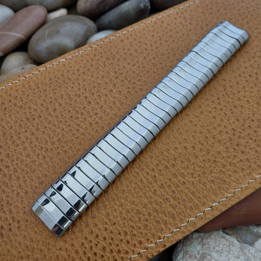 1950s Elgin Spencer White Gold-Filled Hadley Unused nos Vintage Watch Band