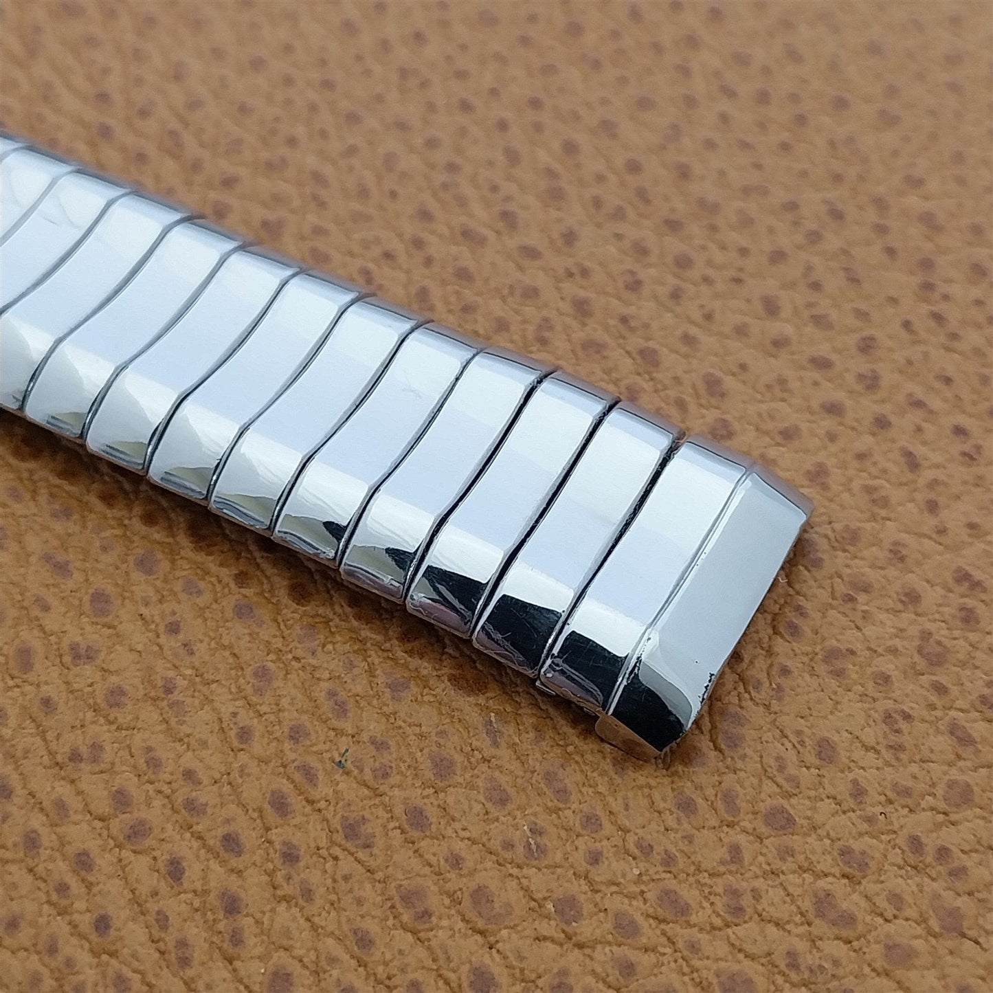 1950s Elgin Spencer White Gold-Filled Hadley Unused nos Vintage Watch Band