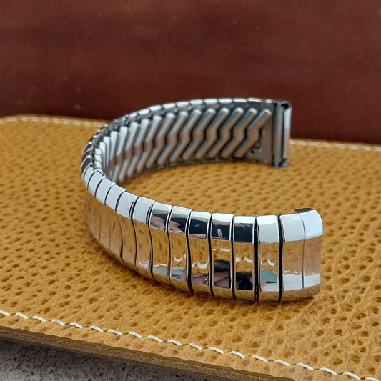 1950s Elgin Spencer White Gold-Filled Hadley Unused nos Vintage Watch Band