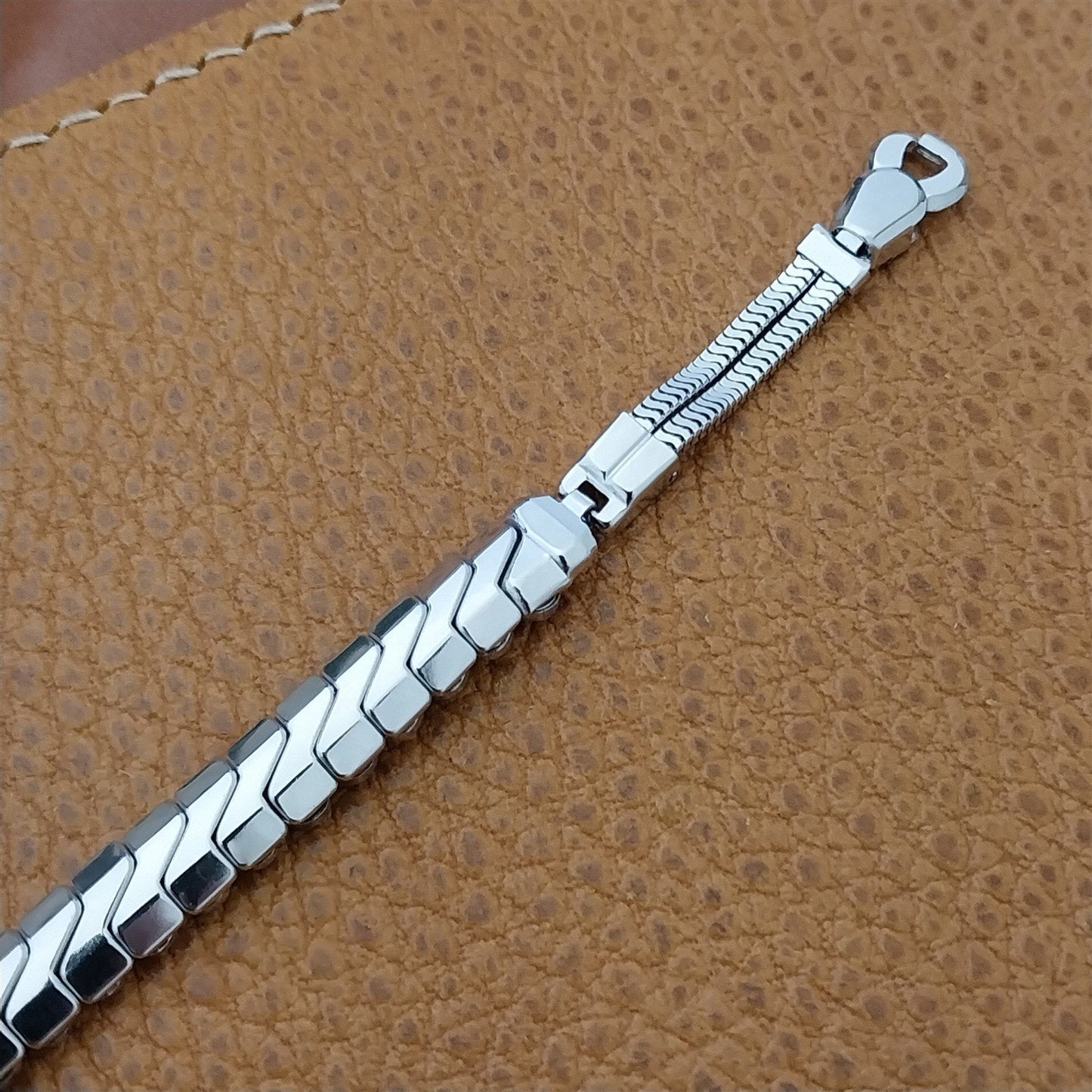 12k White Gold-Filled Ladies JB Champion Expansion Unused 50s Vintage Watch Band