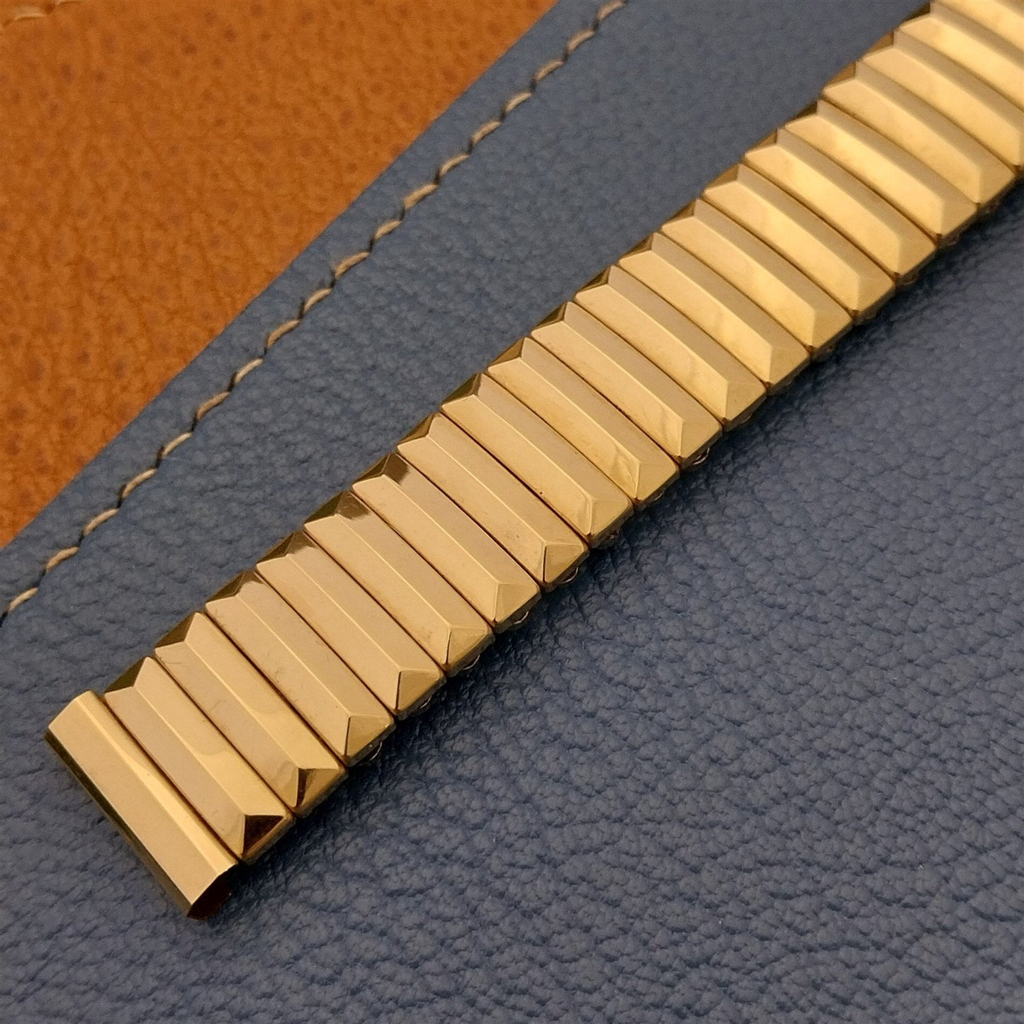 5/8" Zenith 10k Gold-Filled Expansion Classic unused 1950s Vintage Watch Band