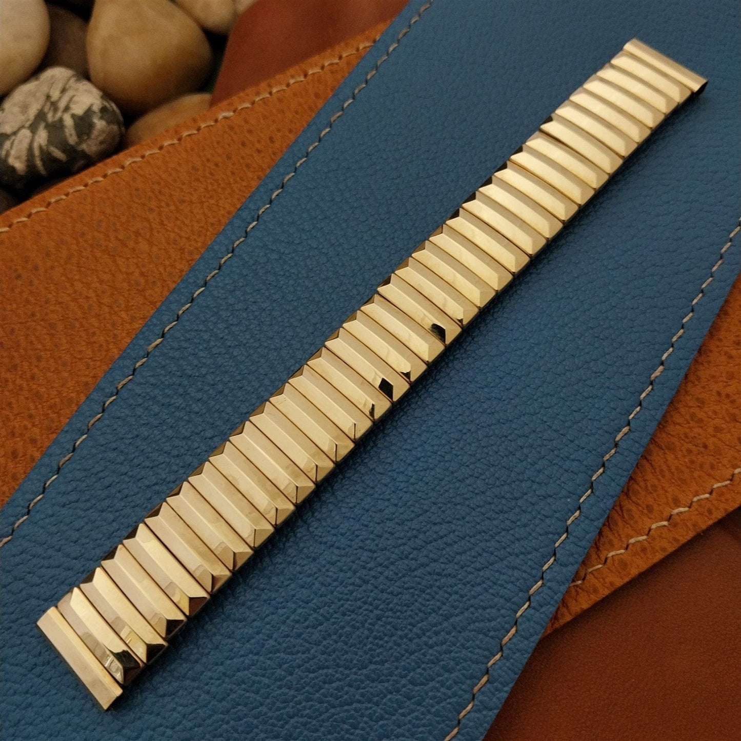 5/8" Zenith 10k Gold-Filled Expansion Classic unused 1950s Vintage Watch Band