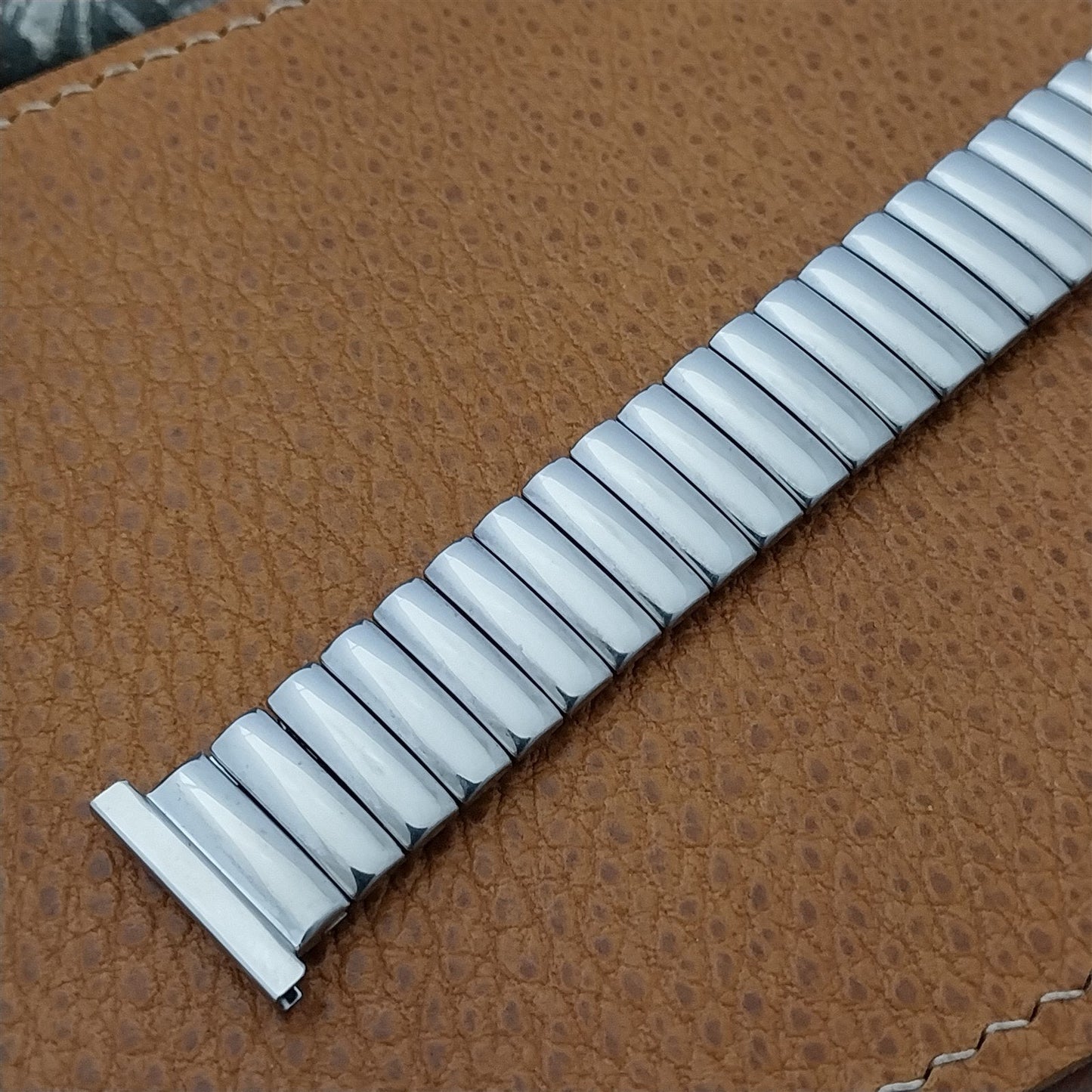 Bristol 3/4" Stainless Steel Expansion nos Unused 1950s Vintage Watch Band