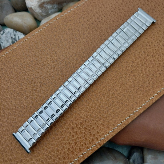 1950s Burtona USA Stainless Steel Stretch 19mm 18mm Unused Vintage Watch Band