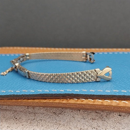 Duchess Yellow Gold-Fill Ladies Mesh Unused 1960s Vintage Cocktail Watch Band