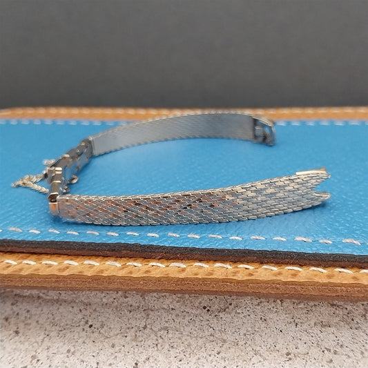 Kreisler Yellow Gold-Fill Ladies Mesh Unused 1960s Vintage Cocktail Watch Band