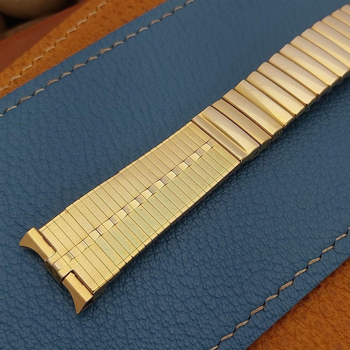 19mm 18mm JB Champion USA 10k Gold-Filled mcm unused 1960s Vintage Watch Band