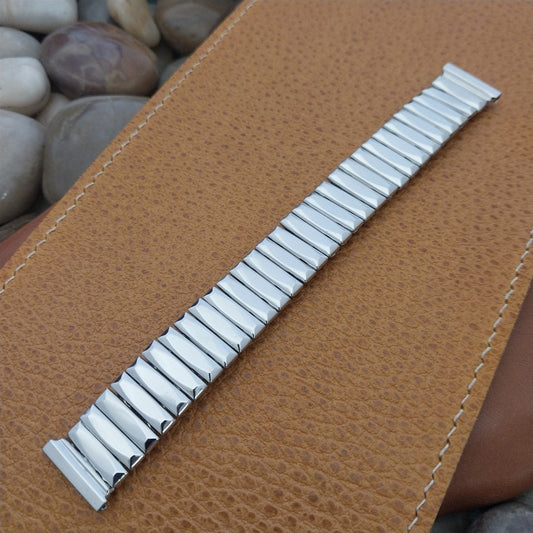 11/16 17.2mm Stainless Steel Expansion Ebert USA Unused 1950s Vintage Watch Band