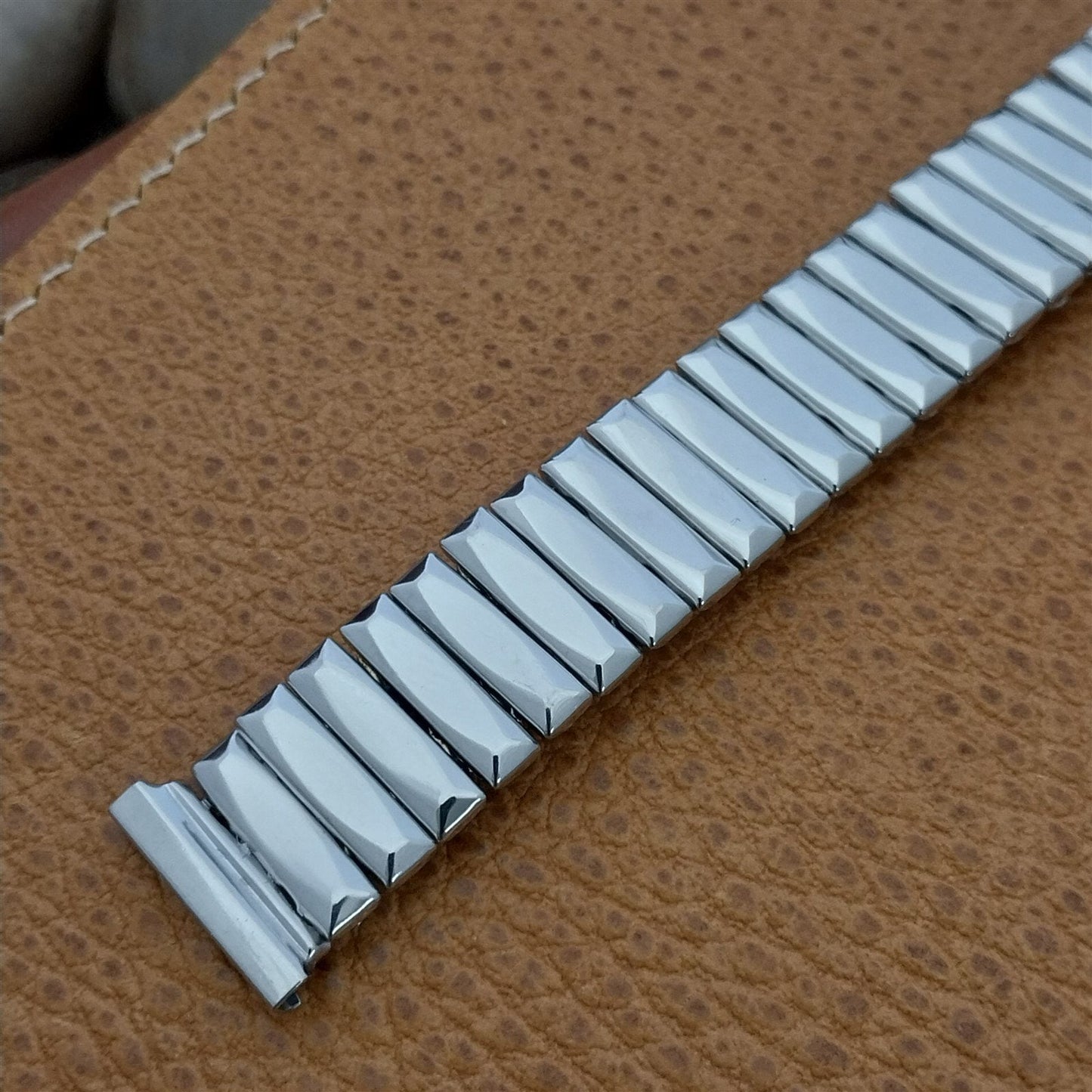 11/16 17.2mm Stainless Steel Expansion Ebert USA Unused 1950s Vintage Watch Band