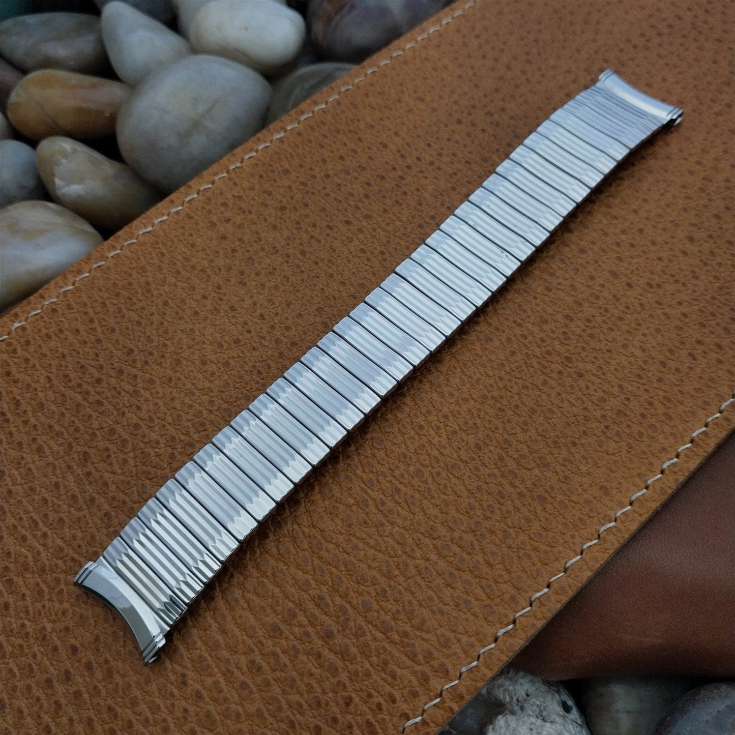 Kreisler Stainless Steel nos 1960s Vintage Watch Band 3/4" 18mm 11/16"