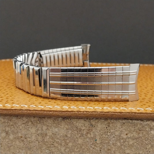 19mm 18mm Stainless Steel Expansion 1960s-1970s Unused Vintage Watch Band