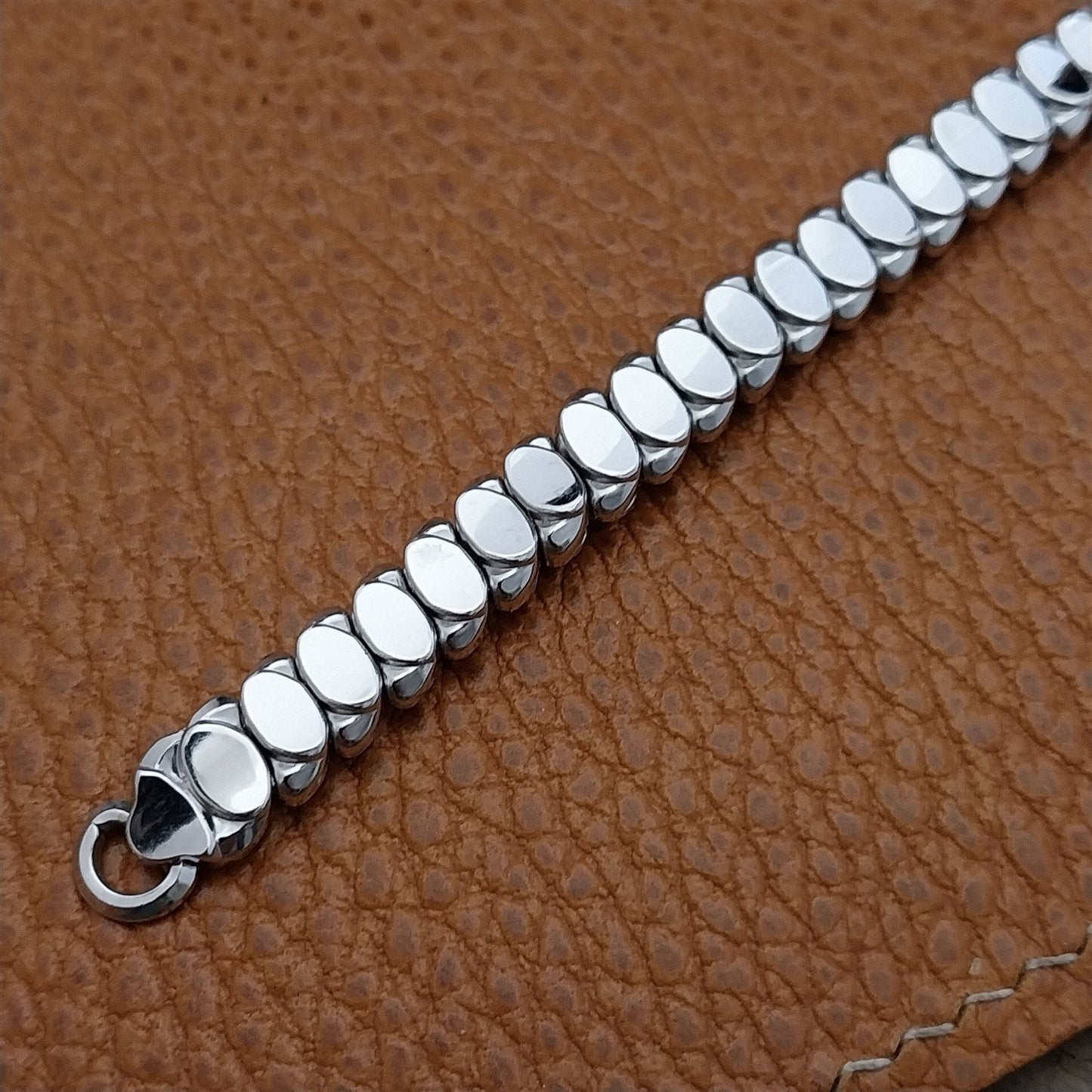 Vintage White Gold-Filled Ladies JB Champion Unused 1950s Cocktail Watch Band