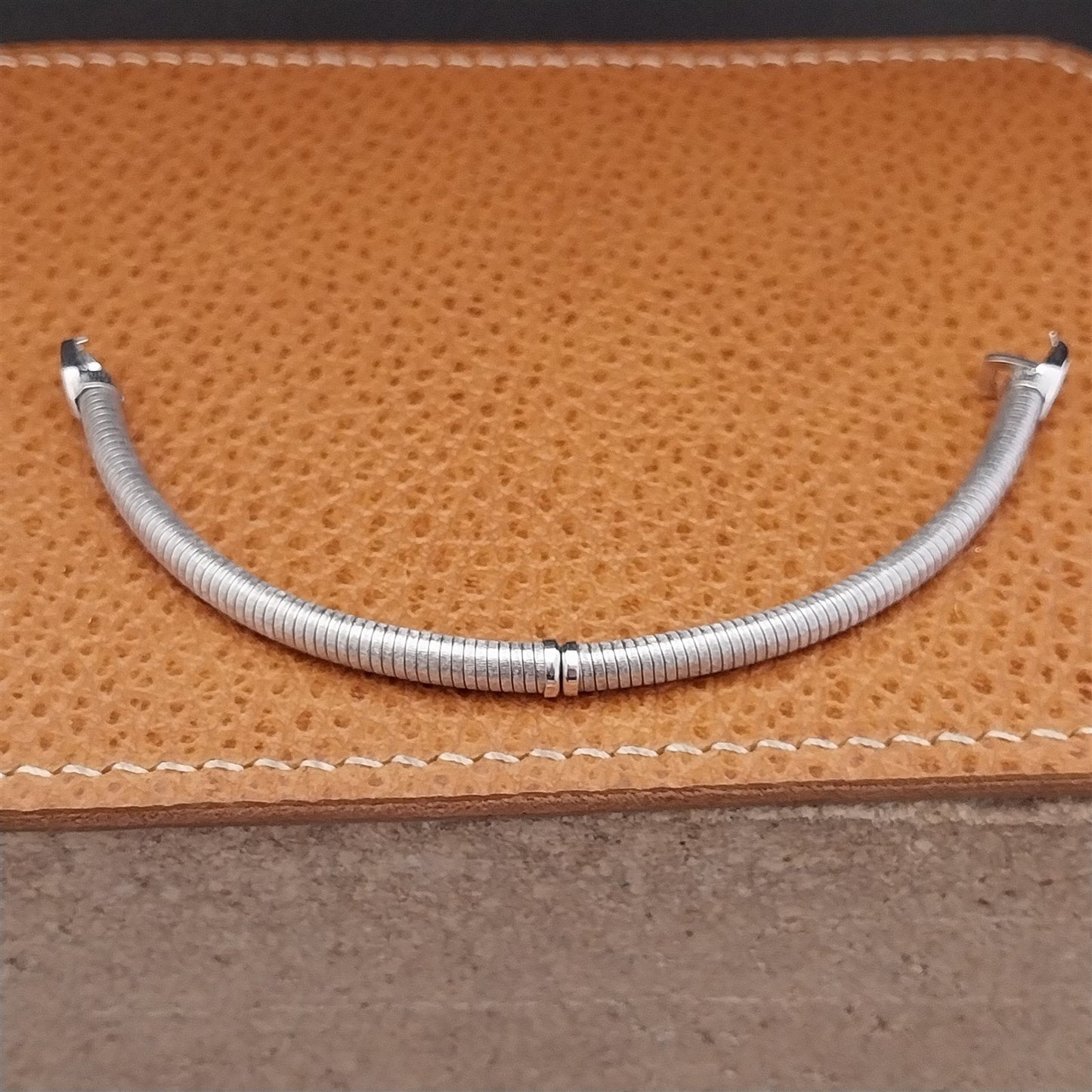 12k White Gold-Filled Ladies Expansion Forstner Unused 1950s Vintage Watch Band