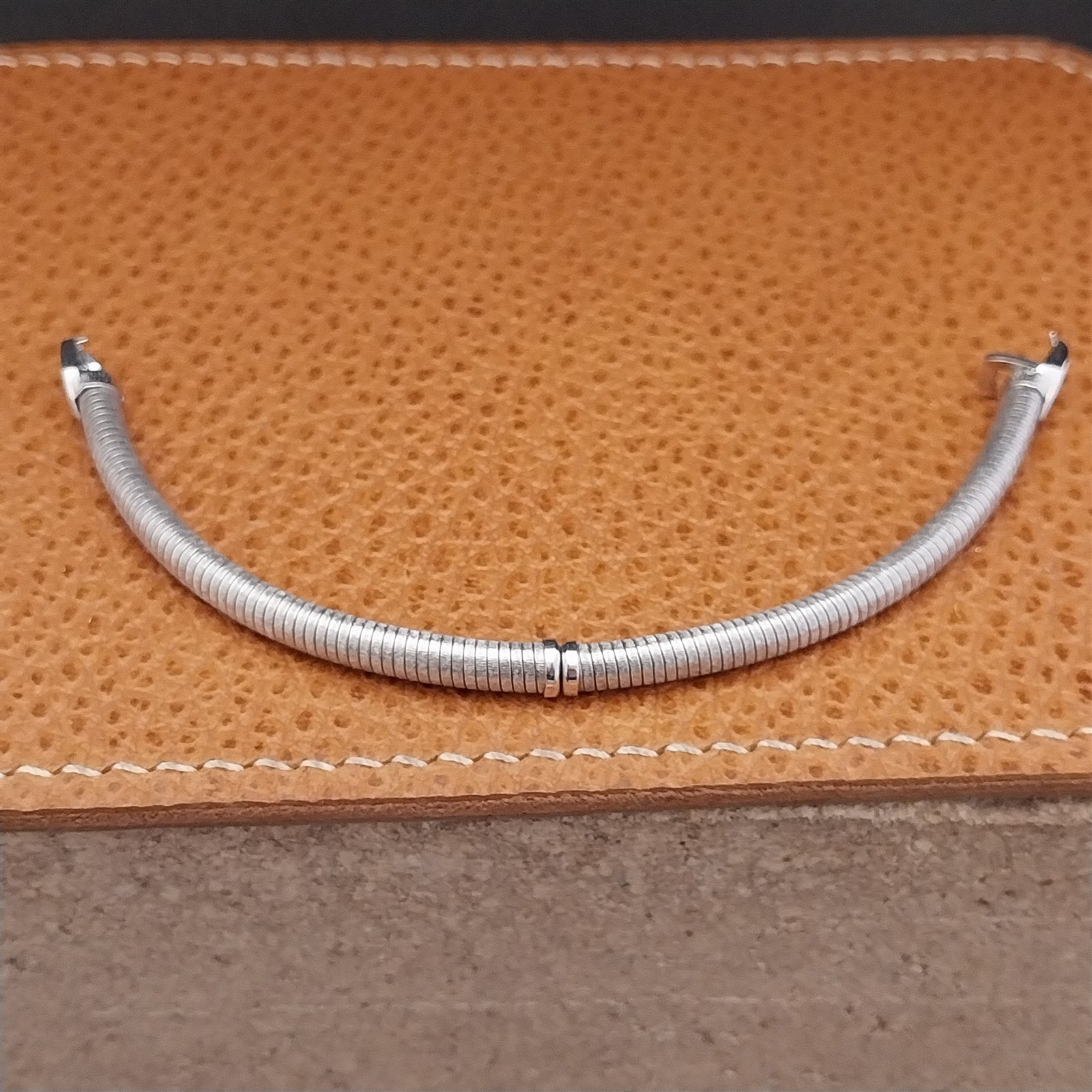 12k White Gold-Filled Ladies Expansion Forstner Unused 1950s Vintage Watch Band