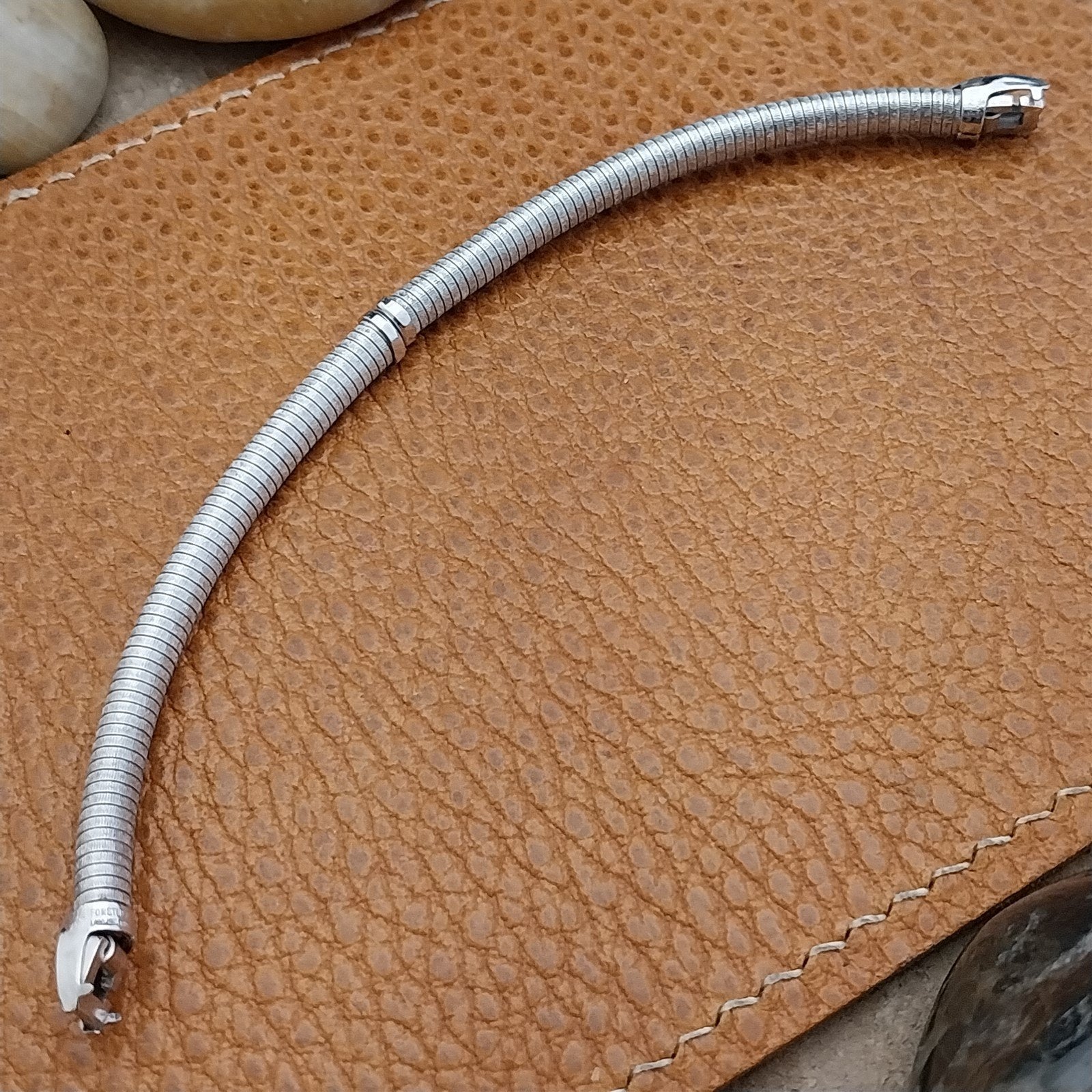 12k White Gold-Filled Ladies Expansion Forstner Unused 1950s Vintage Watch Band