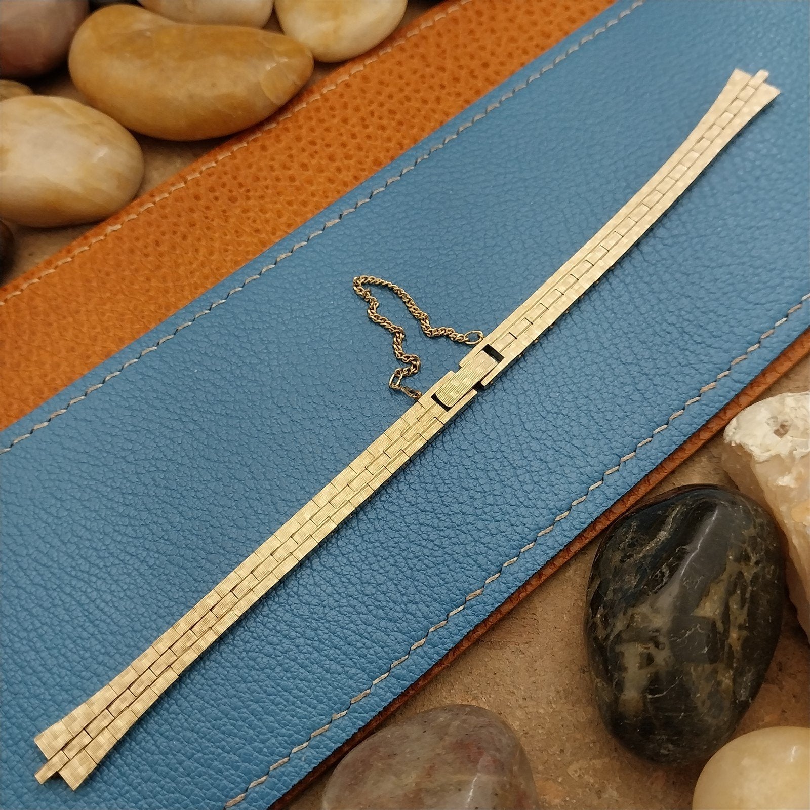 Seiko Yellow Gold-Tone Ladies Internal Lug Unused Vintage Watch Band