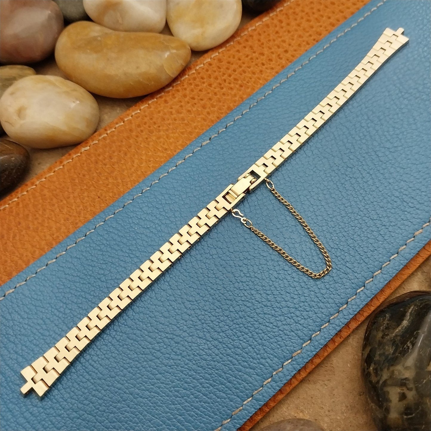 Seiko Yellow Gold-Tone Ladies Internal Lug Unused Vintage Watch Band