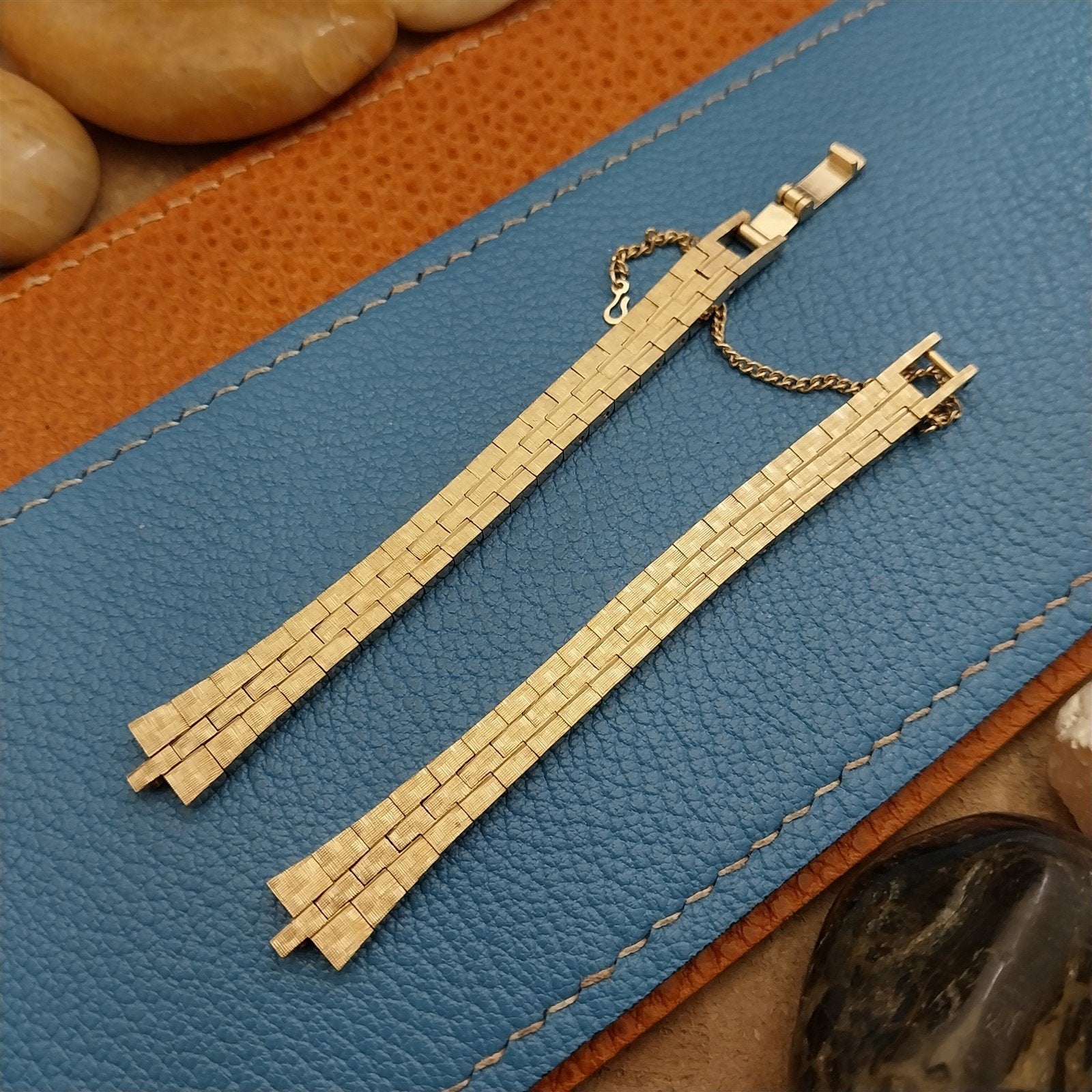 Seiko Yellow Gold-Tone Ladies Internal Lug Unused Vintage Watch Band
