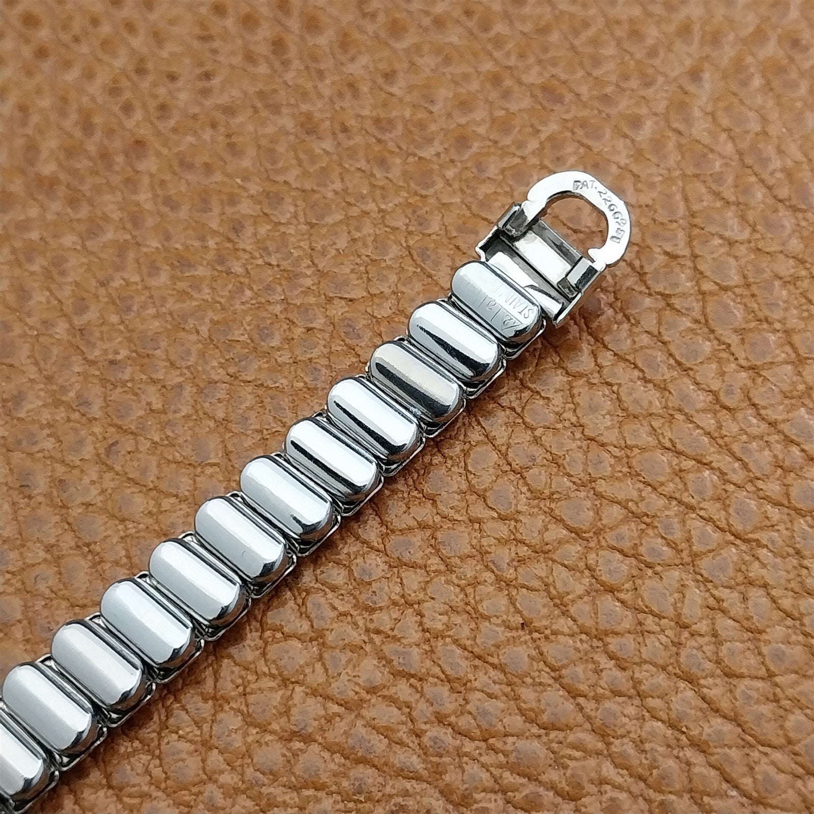 Ladies 1950s White Gold-Filled Single-Lug JB Champion Unused Vintage Watch Band