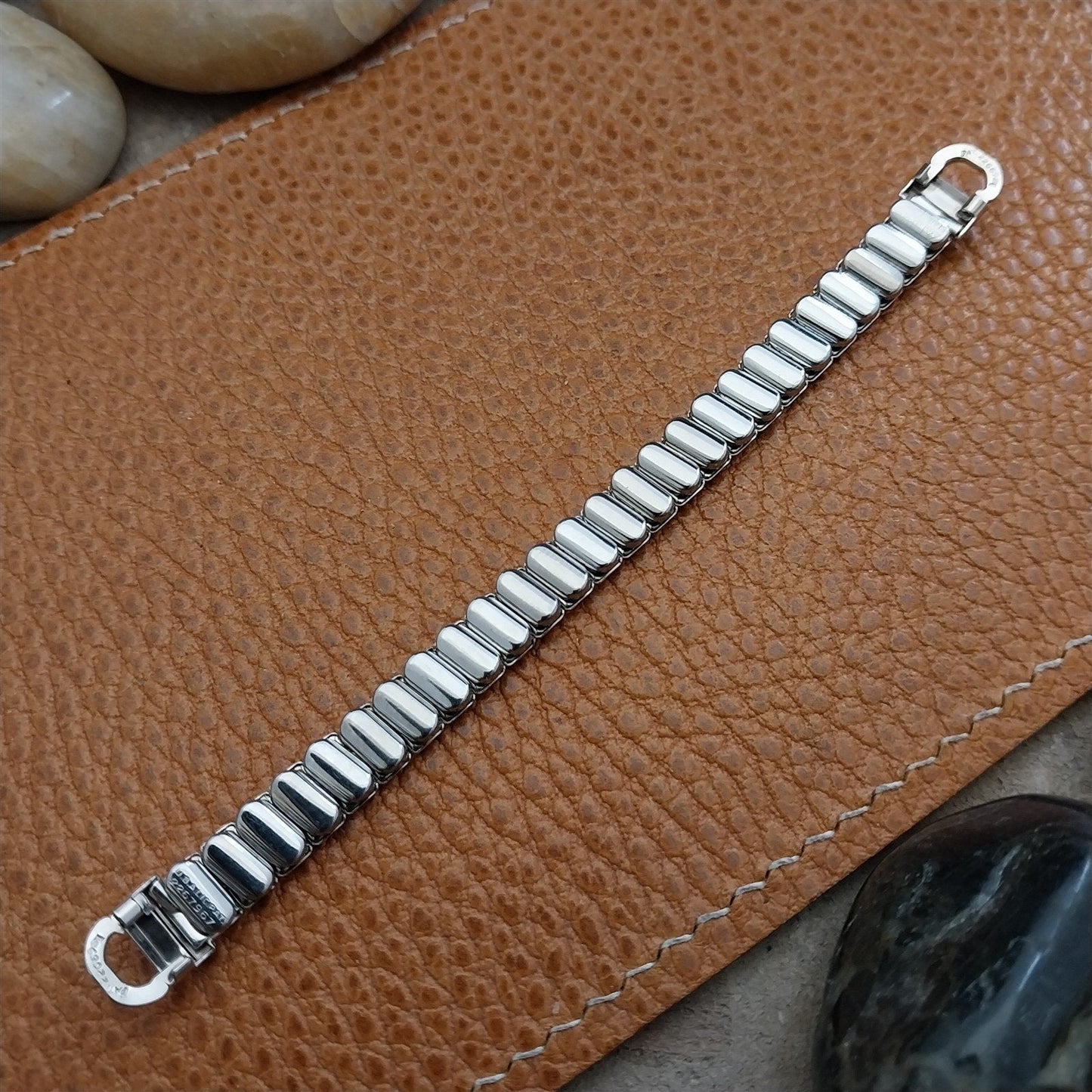 Ladies 1950s White Gold-Filled Single-Lug JB Champion Unused Vintage Watch Band