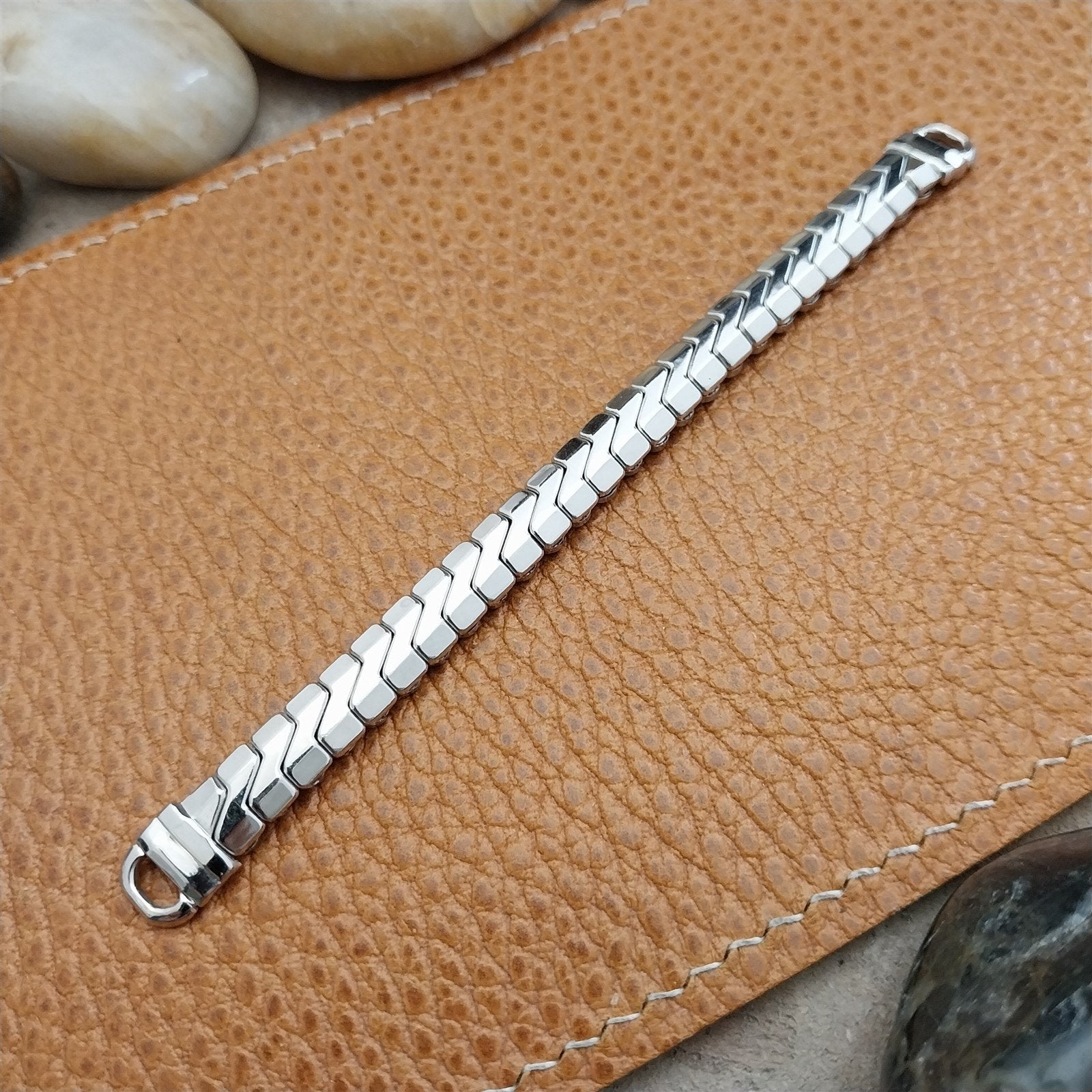 Ladies 1950s White Gold-Filled Single-Lug JB Champion Unused Vintage Watch Band