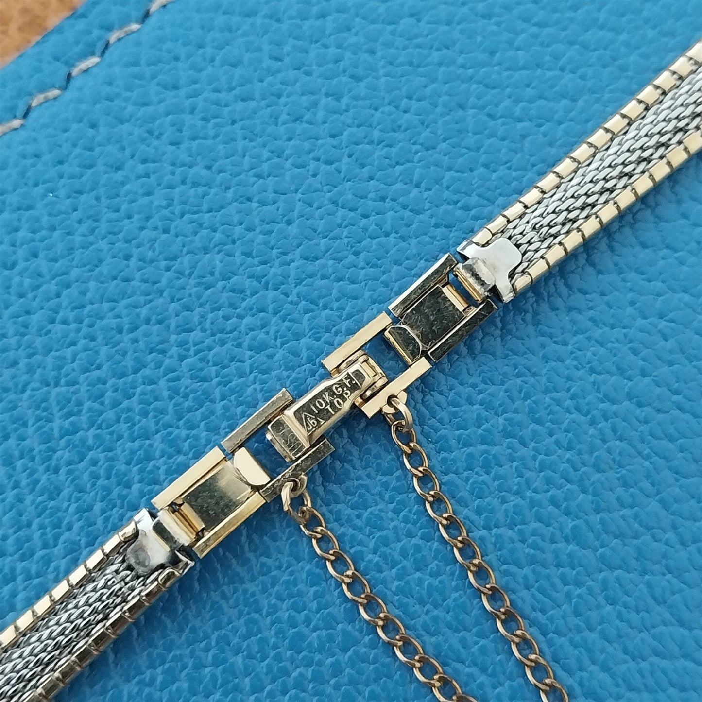 Ladies 10k Yellow Gold-Filled Single-Lug JB Champion Unused Vintage Watch Band