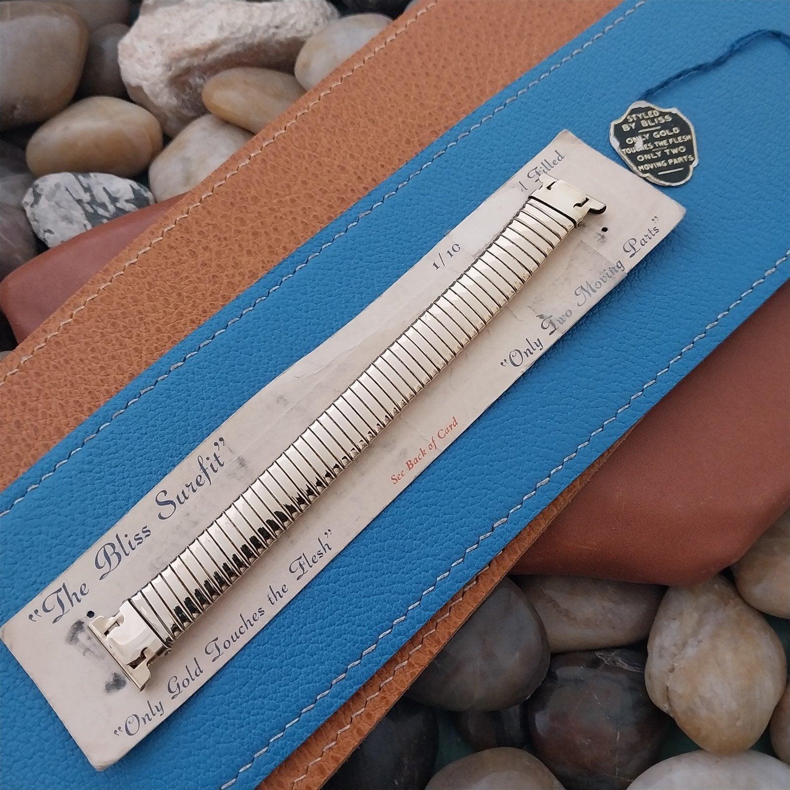 1930s 10k Yellow Gold-Filled Wire Lug Bliss Classic Unused Vintage Watch Band