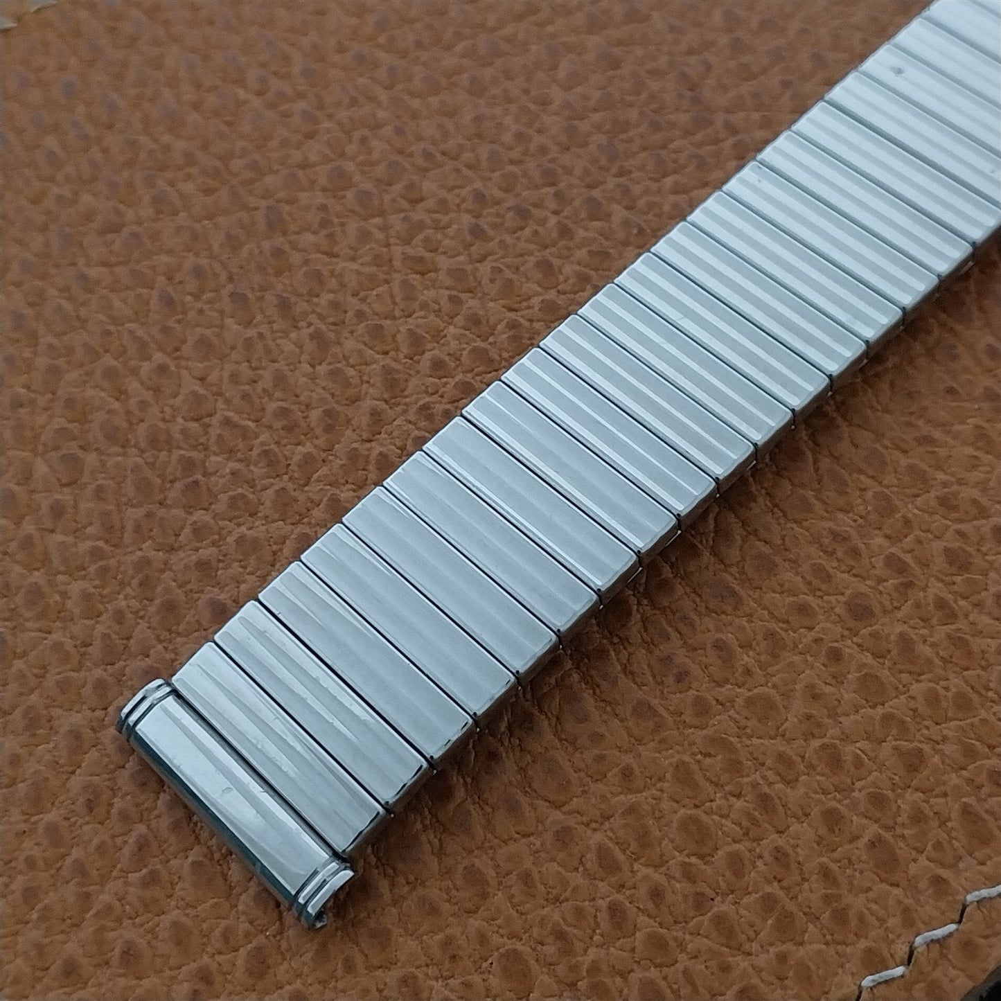 18mm 19mm Kreisler USA Stainless Steel DuraFlex 1960s Unused Vintage Watch Band