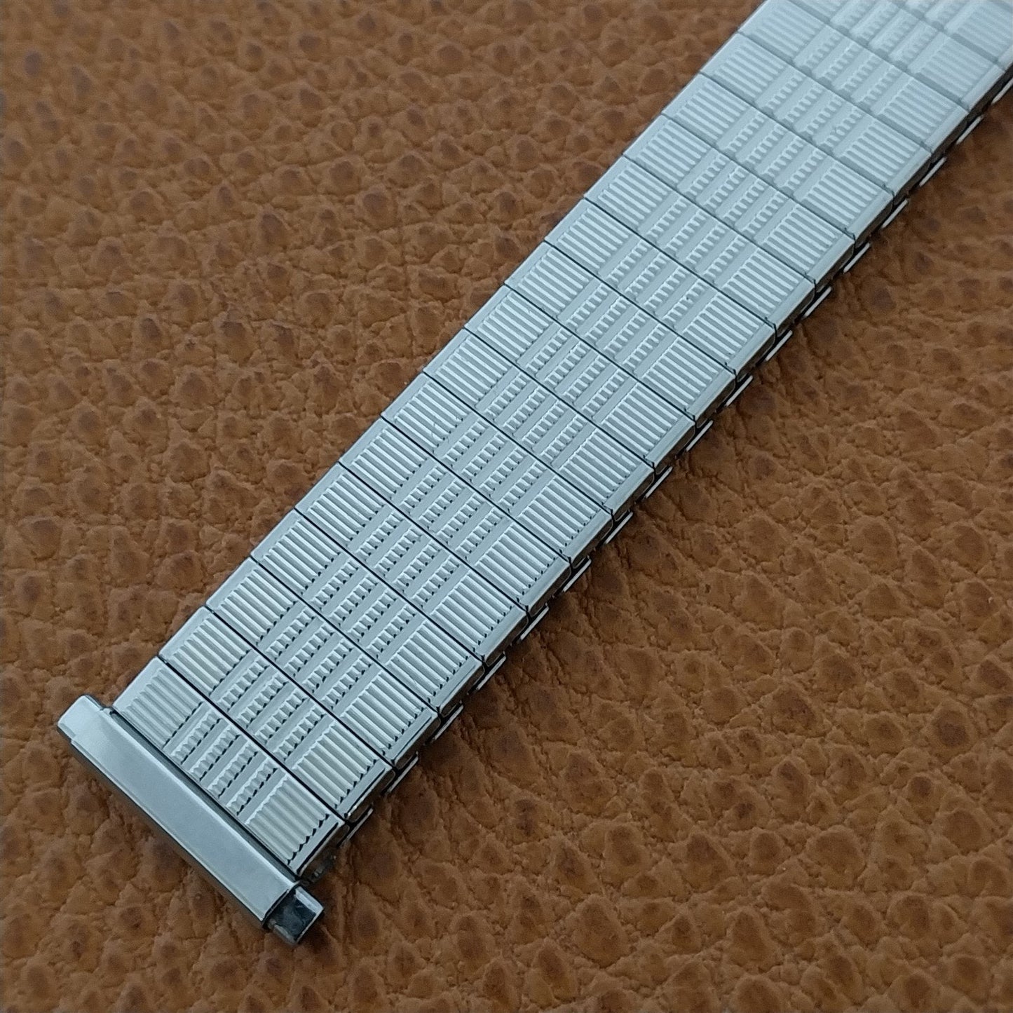 18mm 19mm Speidel Kingsway Stainless Steel nos unused 1970s Vintage Watch Band