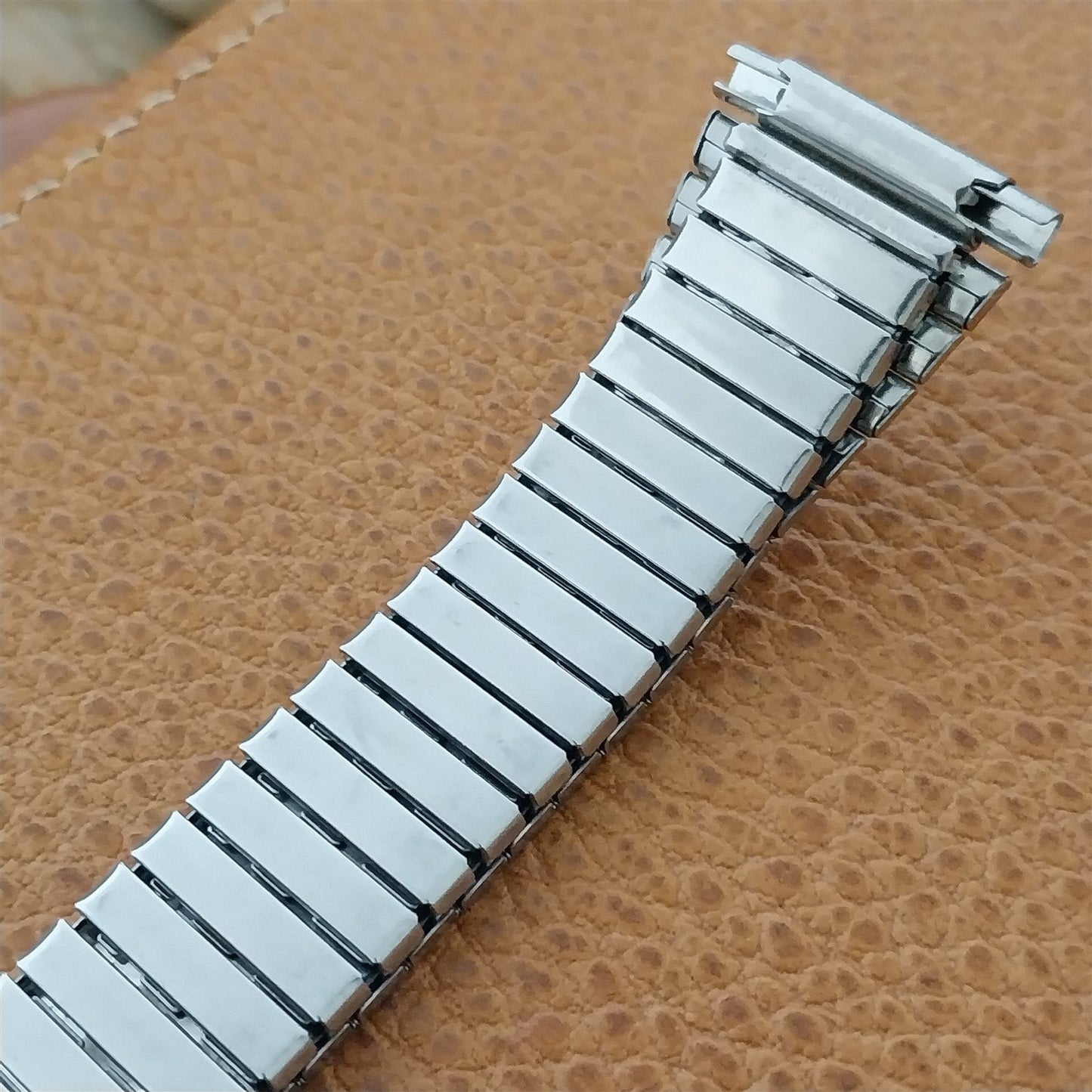 18mm 19mm 20mm Stainless Steel Flared Expansion nos Unused Vintage Watch Band