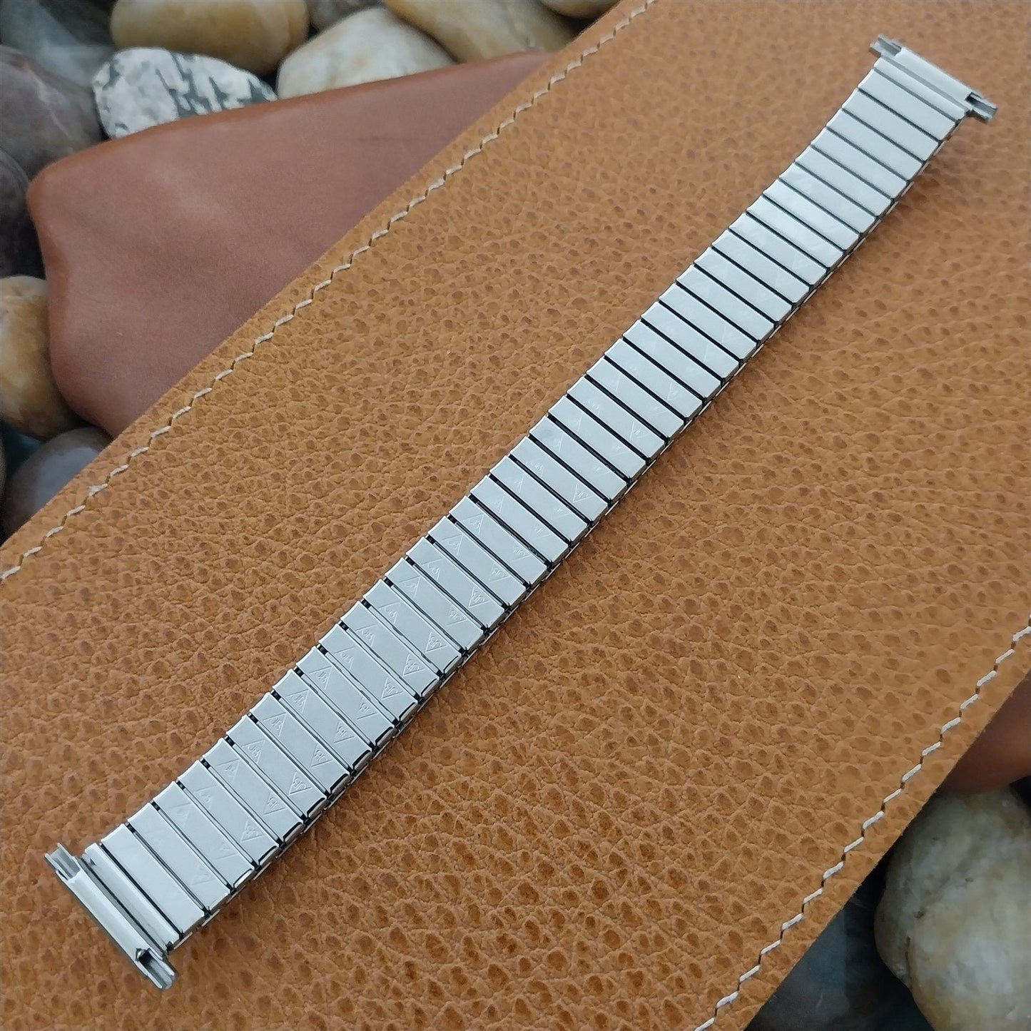 18mm 19mm 20mm JB Champion Stainless Steel nos unused 1970s Vintage Watch Band