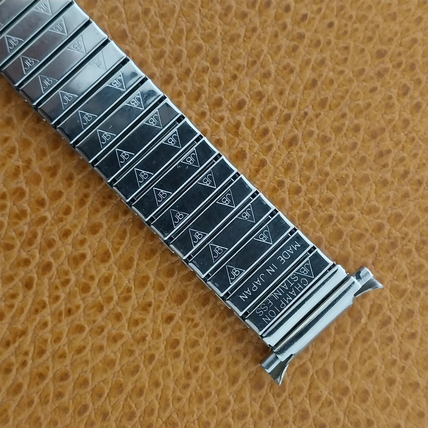 JB Champion Japan Stainless Steel 17mm 18mm 19mm Long 1970s Vintage Watch Band