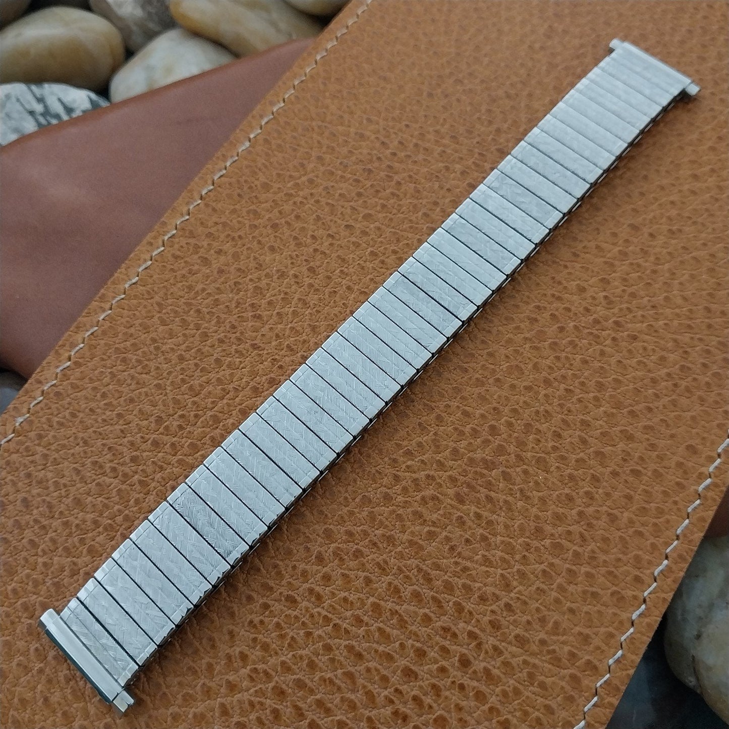 18mm 19mm 20mm JB Champion Stainless Steel unused 1970s Vintage Watch Band