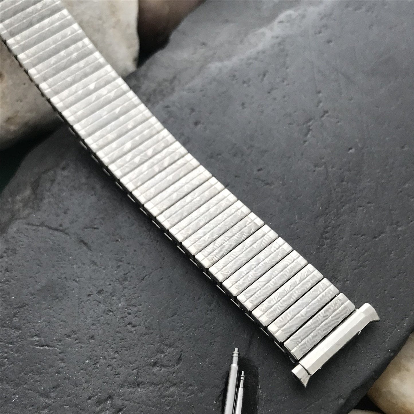 18mm 19mm 20mm JB Champion Stainless Steel unused 1970s Vintage Watch Band