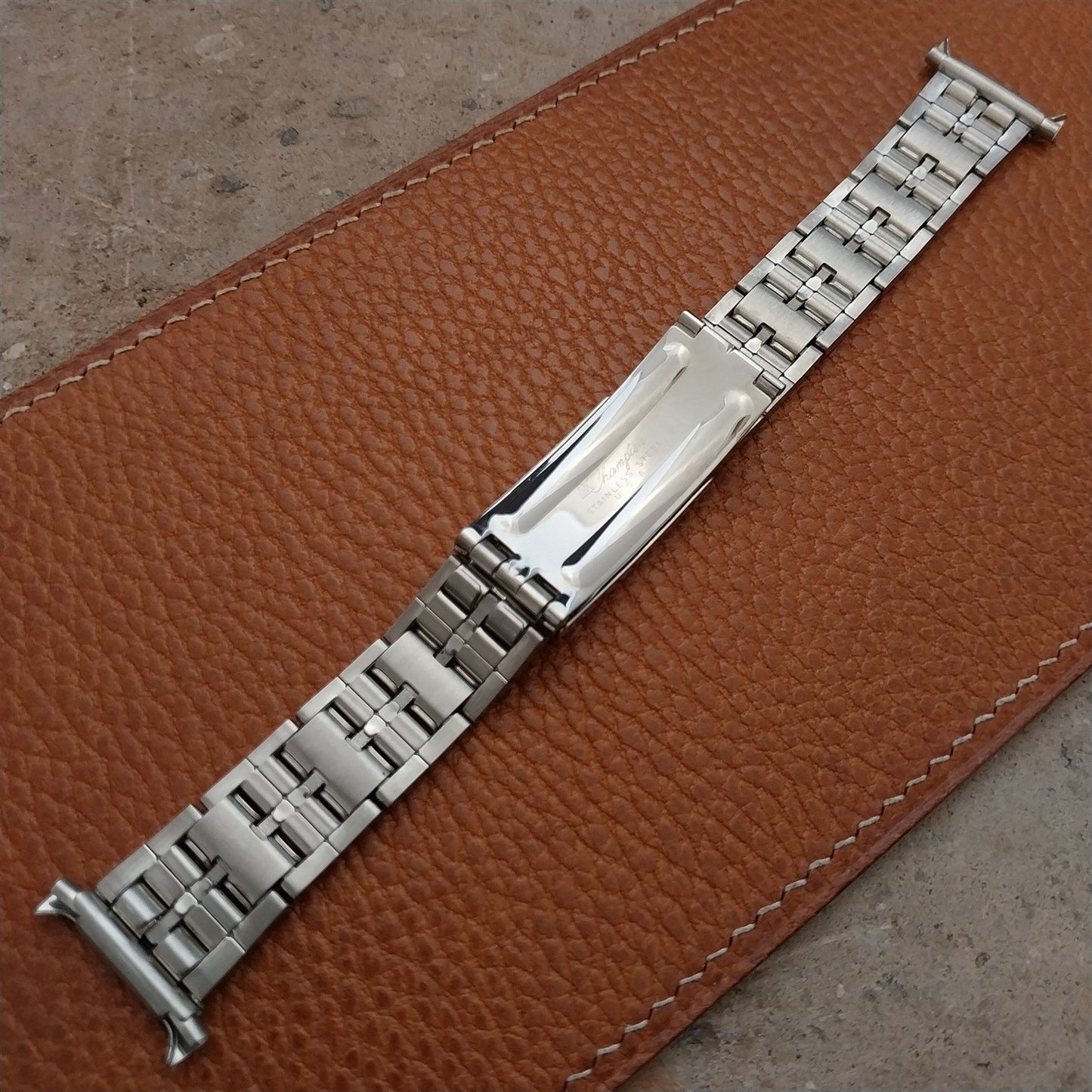20mm 22mm Stainless Steel nos JB Champion USA Unused Vintage Watch Band