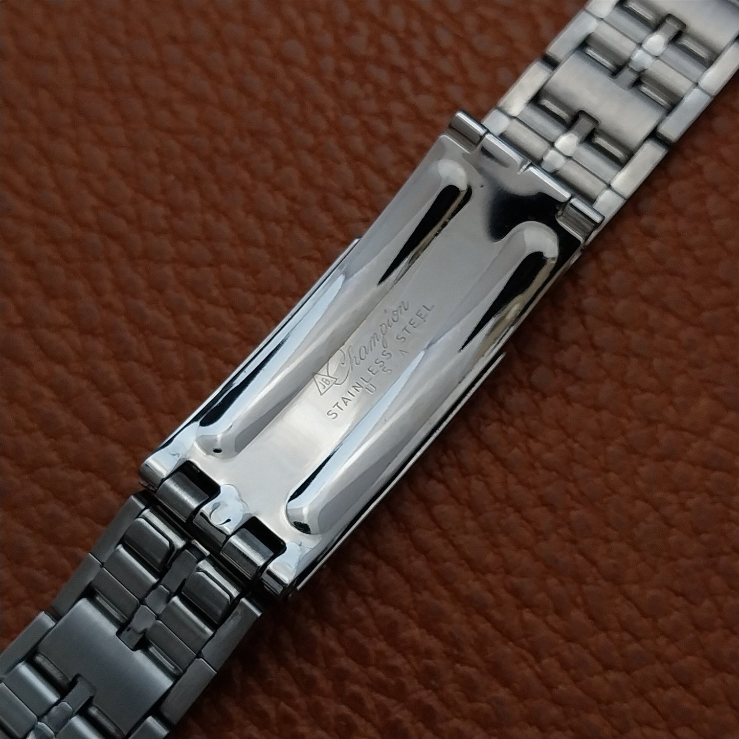 20mm 22mm Stainless Steel nos JB Champion USA Unused Vintage Watch Band