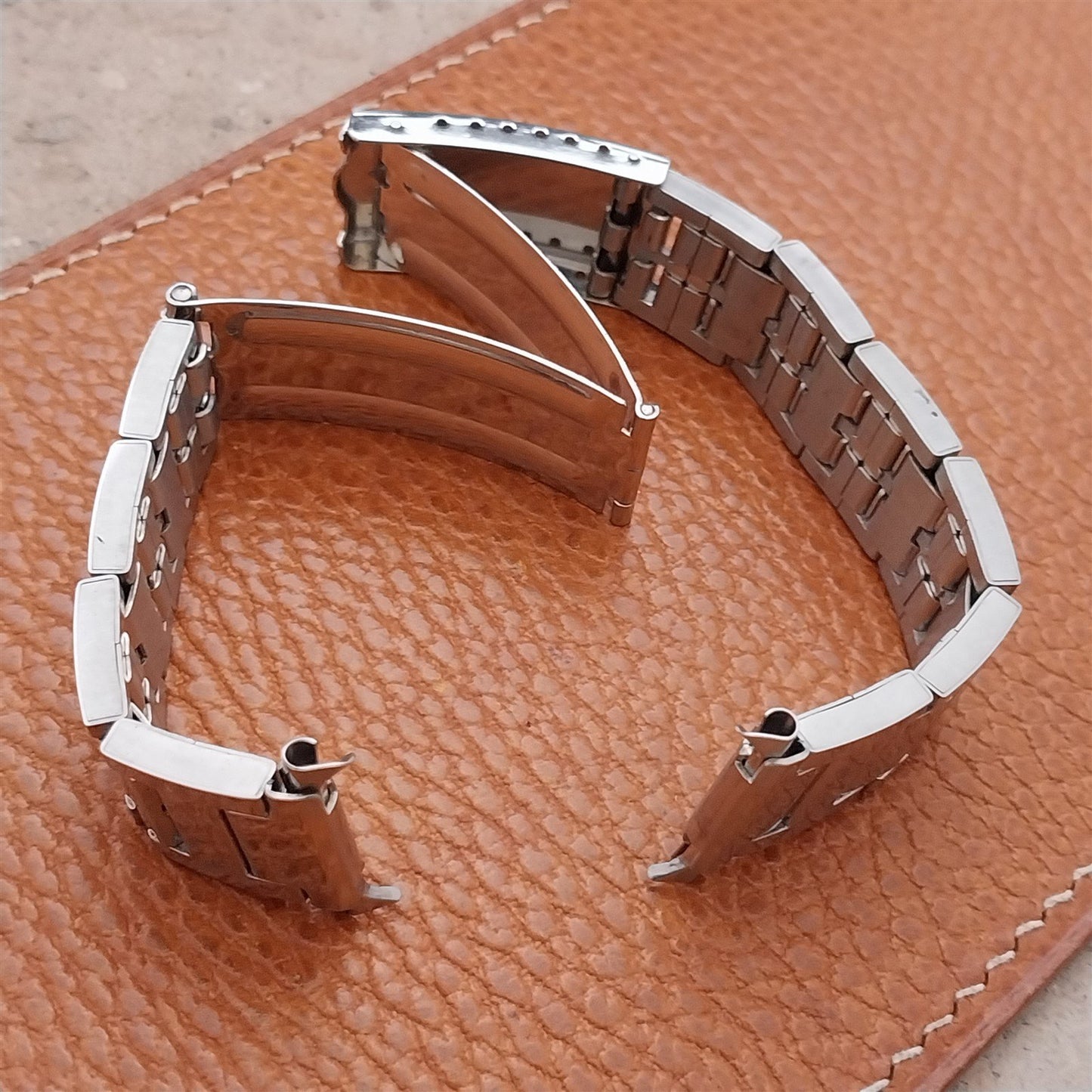 20mm 22mm Stainless Steel nos JB Champion USA Unused Vintage Watch Band