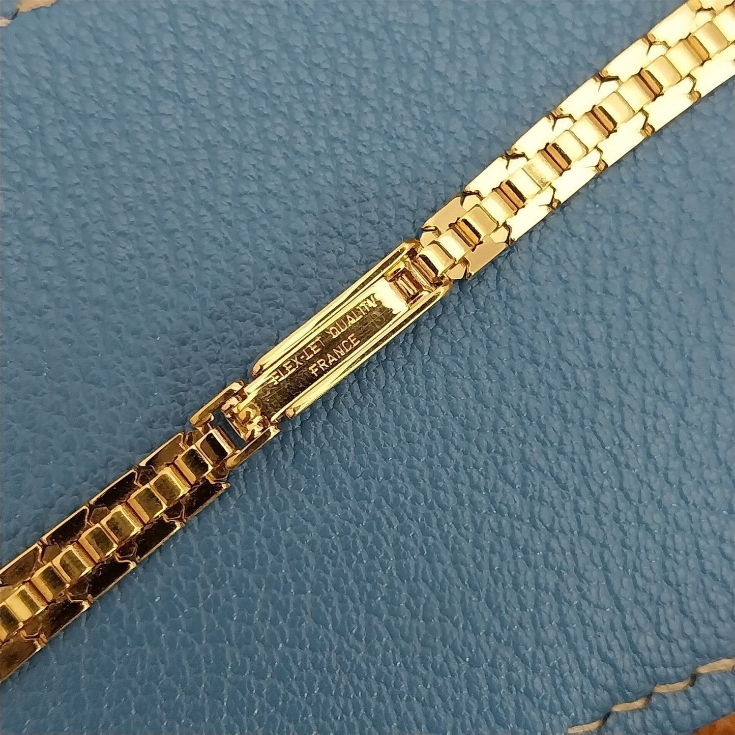 50s Single-Lug Flex-Let Yellow Gold Filled nos Unused Ladies Vintage Watch Band