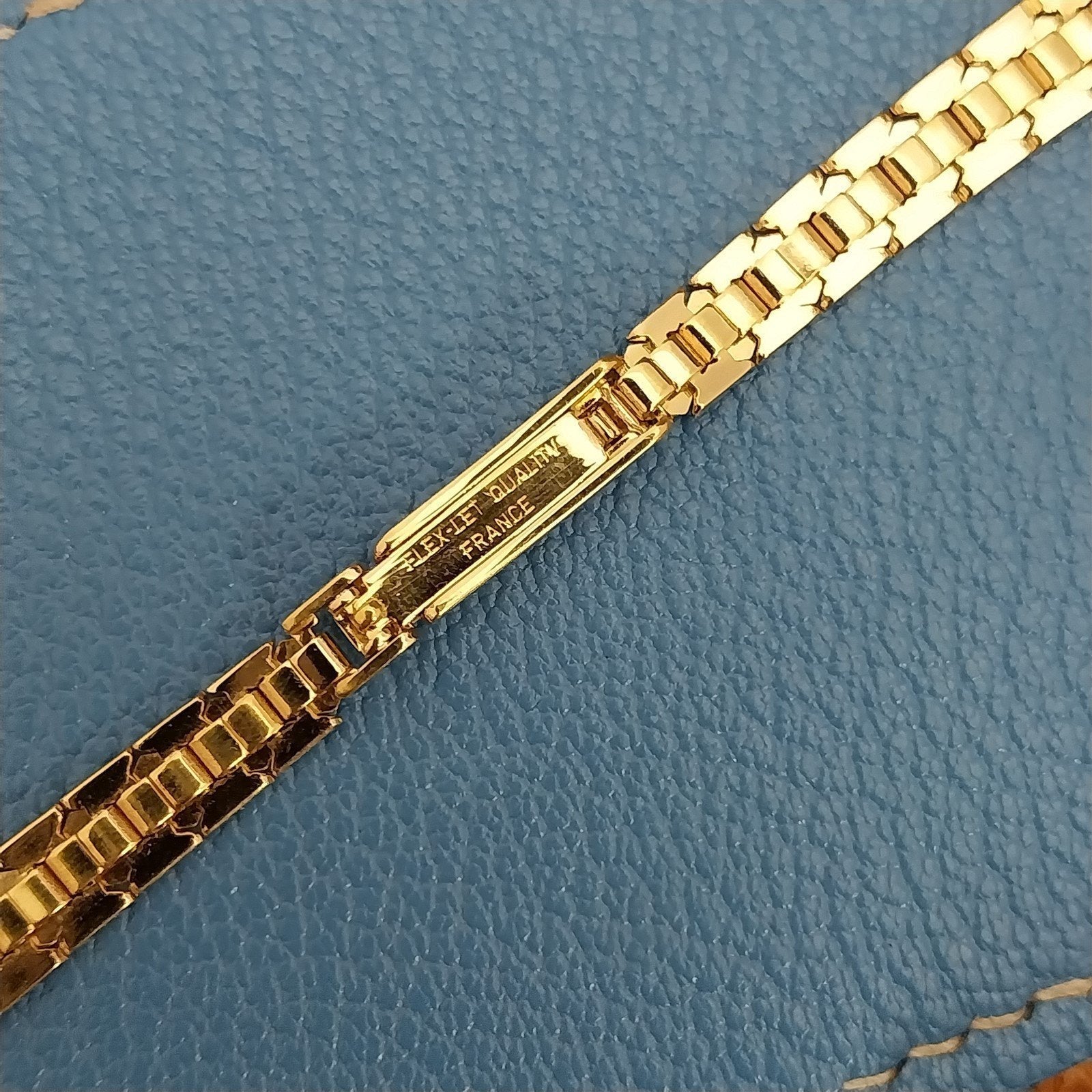 50s Single-Lug Flex-Let Yellow Gold Filled nos Unused Ladies Vintage Watch Band
