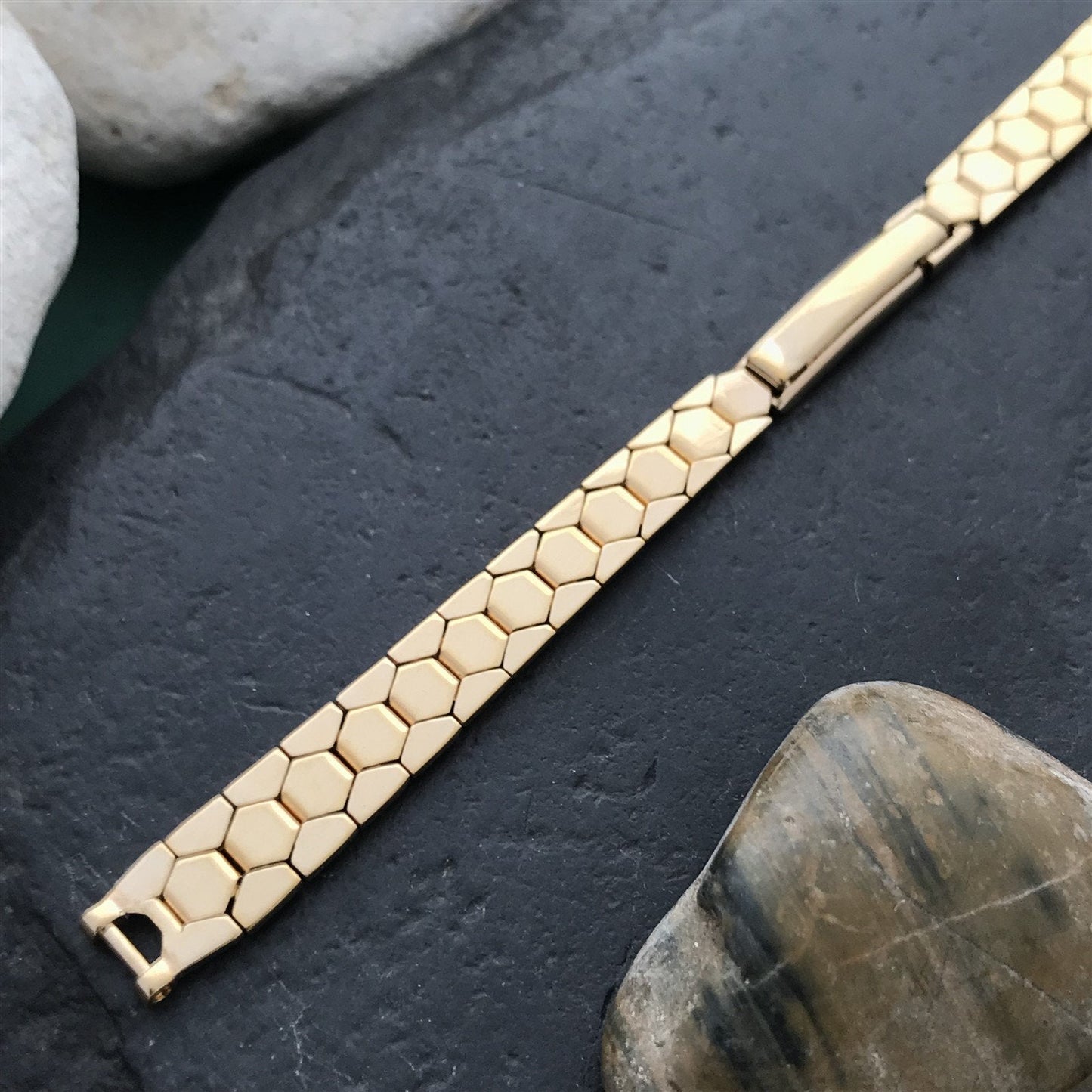 50s Single-Lug Flex-Let yellow gold filled nos Unused Ladies Vintage Watch Band